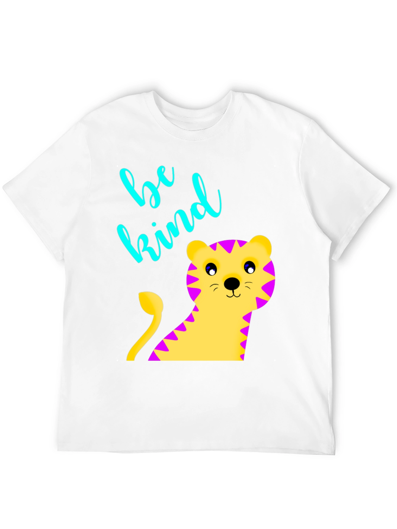 Black Be Kind Tiger Graphic Tee - Unisex view 12