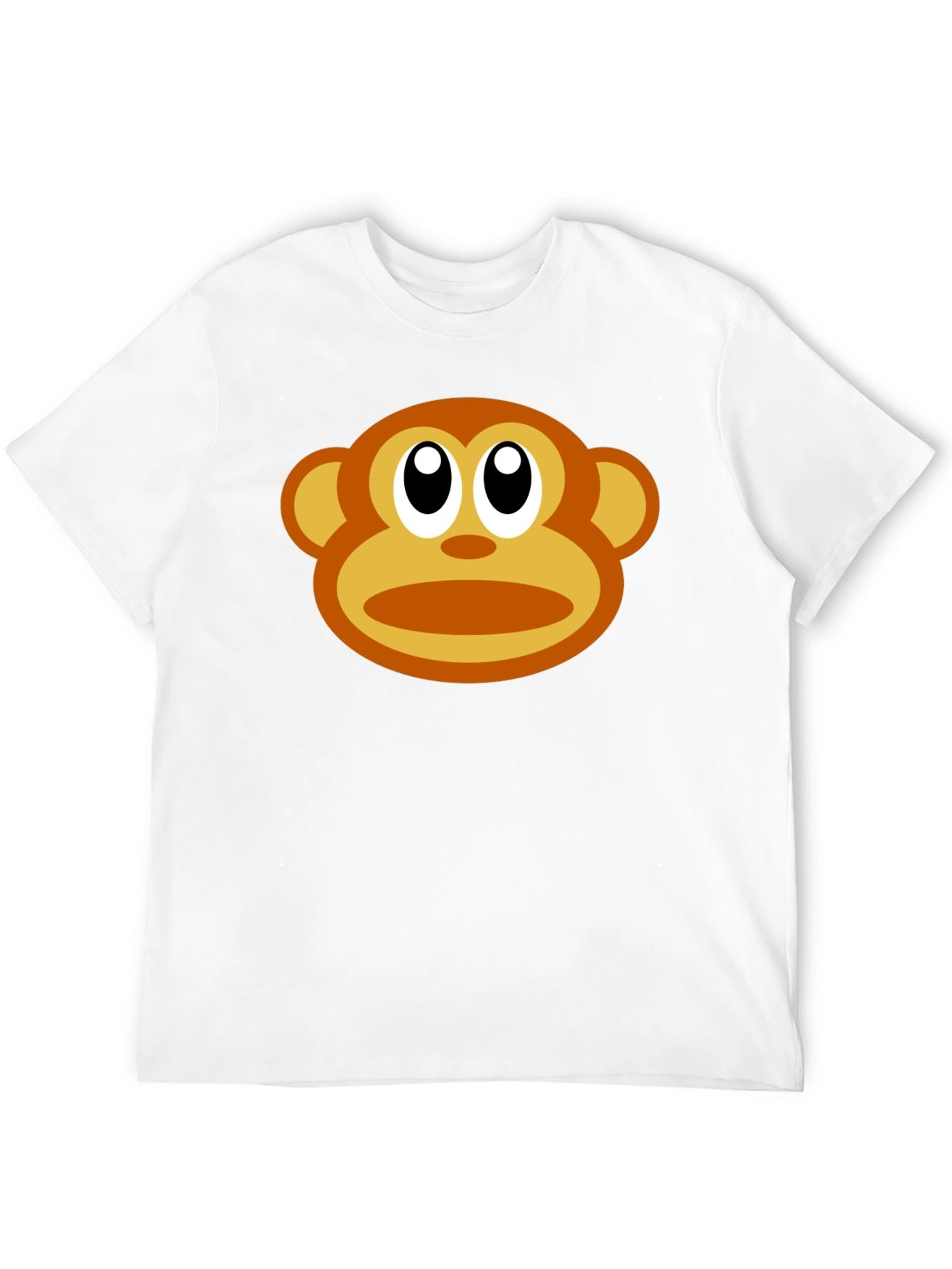 Black Monkey Face Graphic Tee - Fun Casual Black Shirt view 12