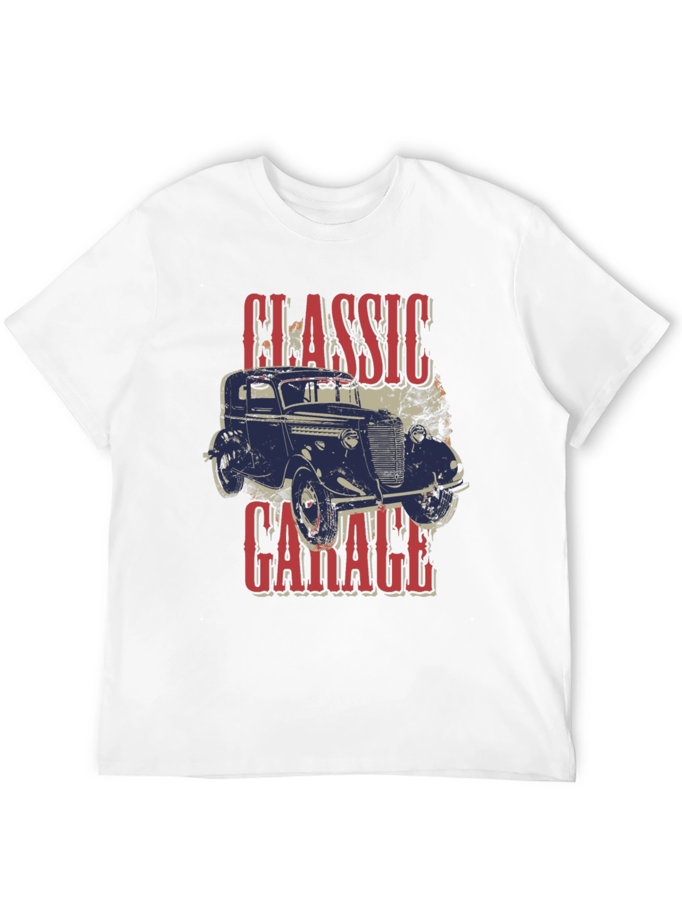 Black Classic Garage Car T-Shirt view 12