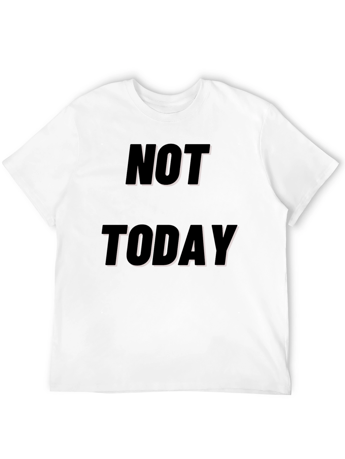 Black Not Today Black Graphic Tee view 12