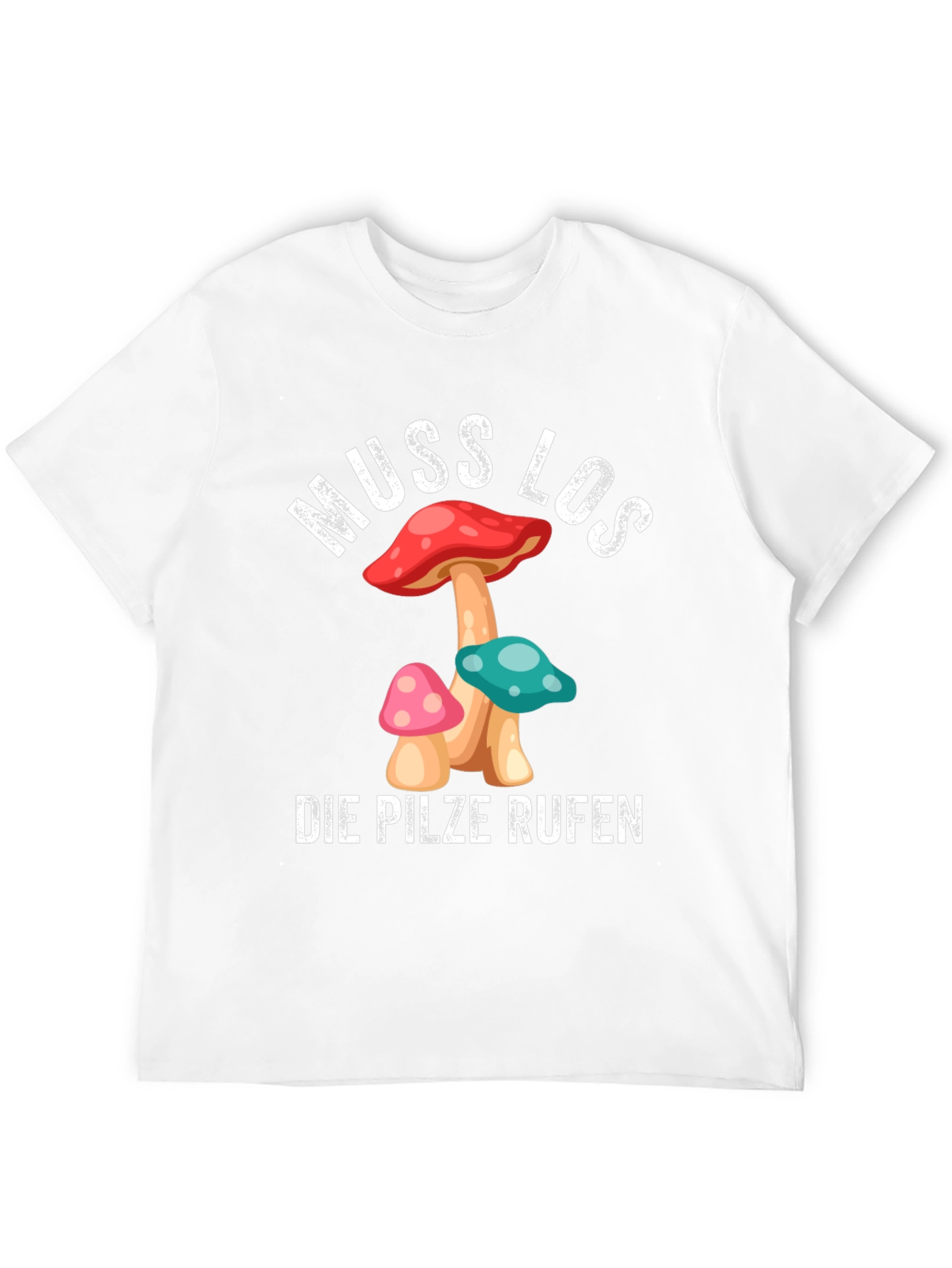 Black Muss Los Die Pilze Rufen Mushroom T-Shirt view 12