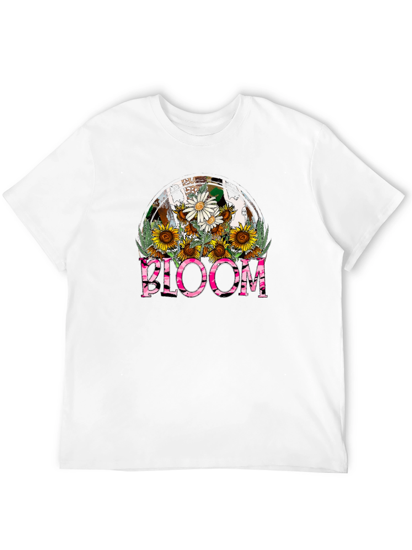 Black Bloom Floral Graphic T-Shirt - Stylish Casual Tee view 12