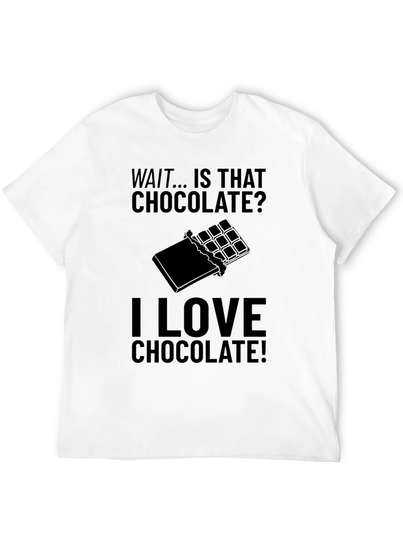 Black Chocolate Lover T-Shirt - Funny Graphic Tee view 12