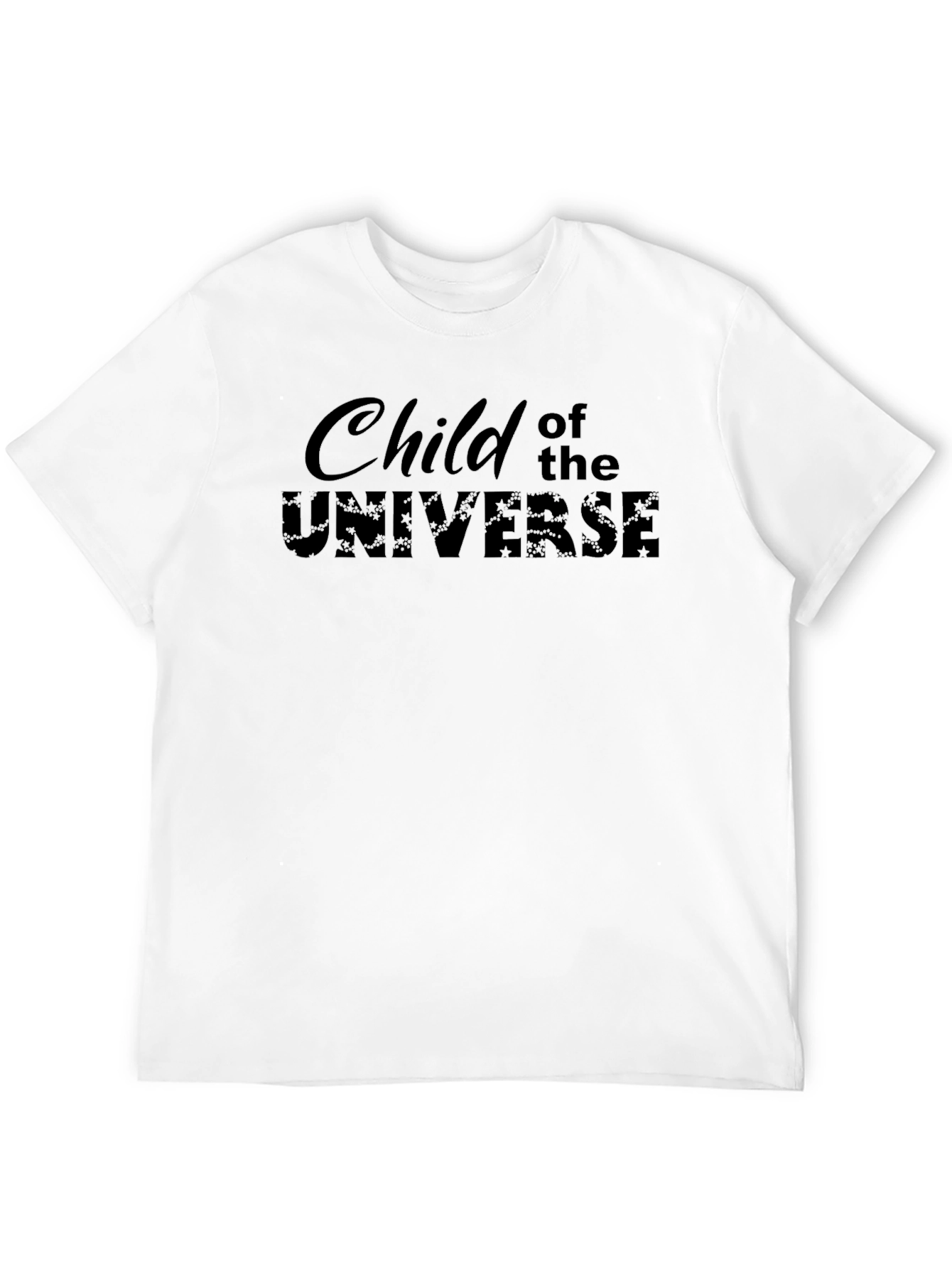 Black Child of the Universe Black Graphic Tee view 12