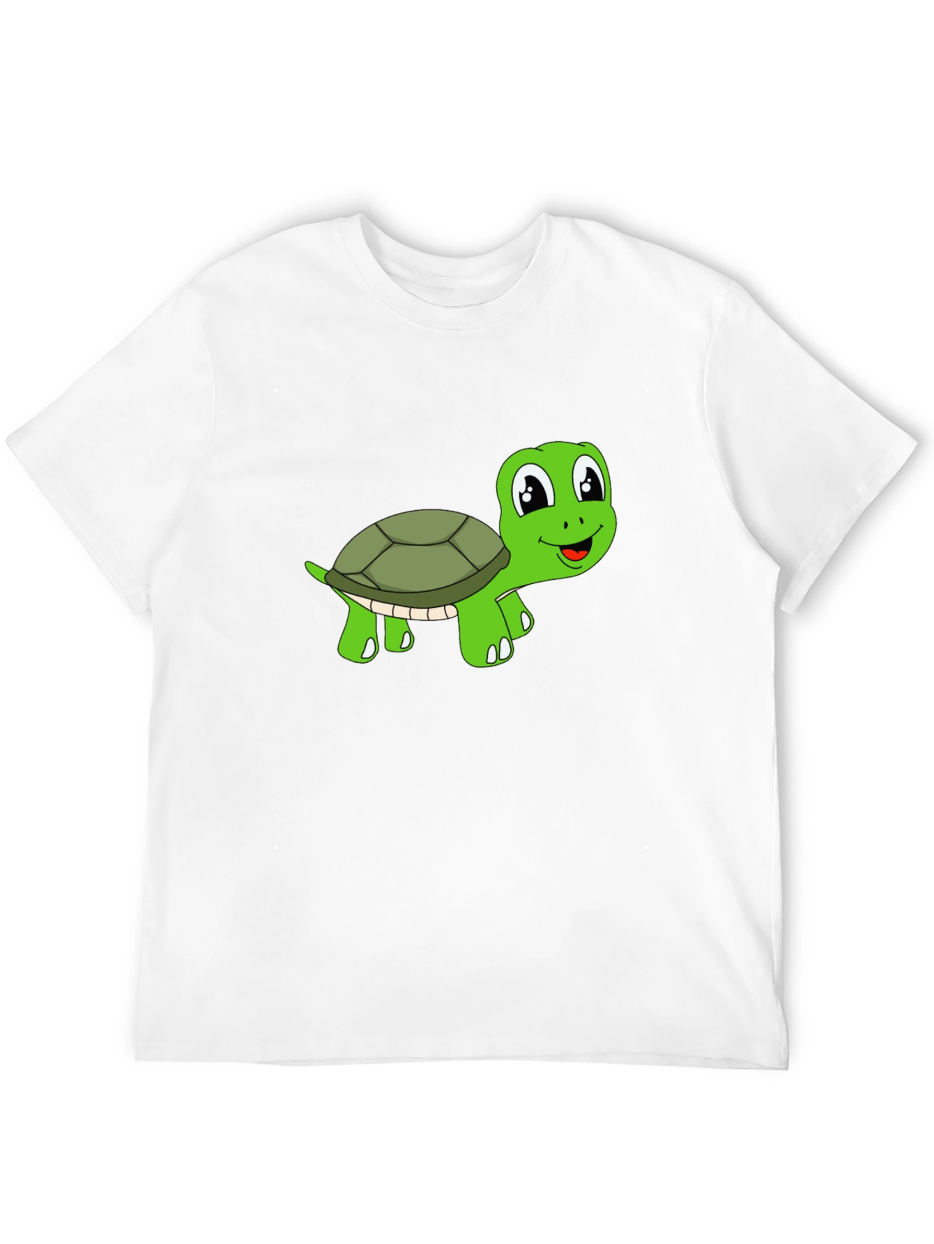 Black Cute Turtle Graphic T-Shirt - Black view 12