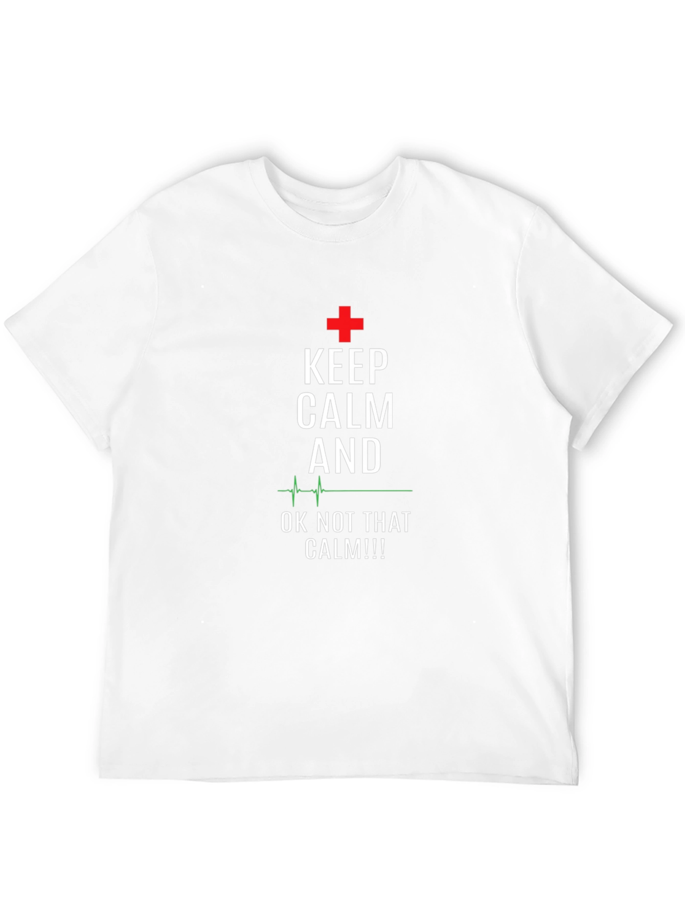 Black Keep Calm Funny Medical T-Shirt view 12