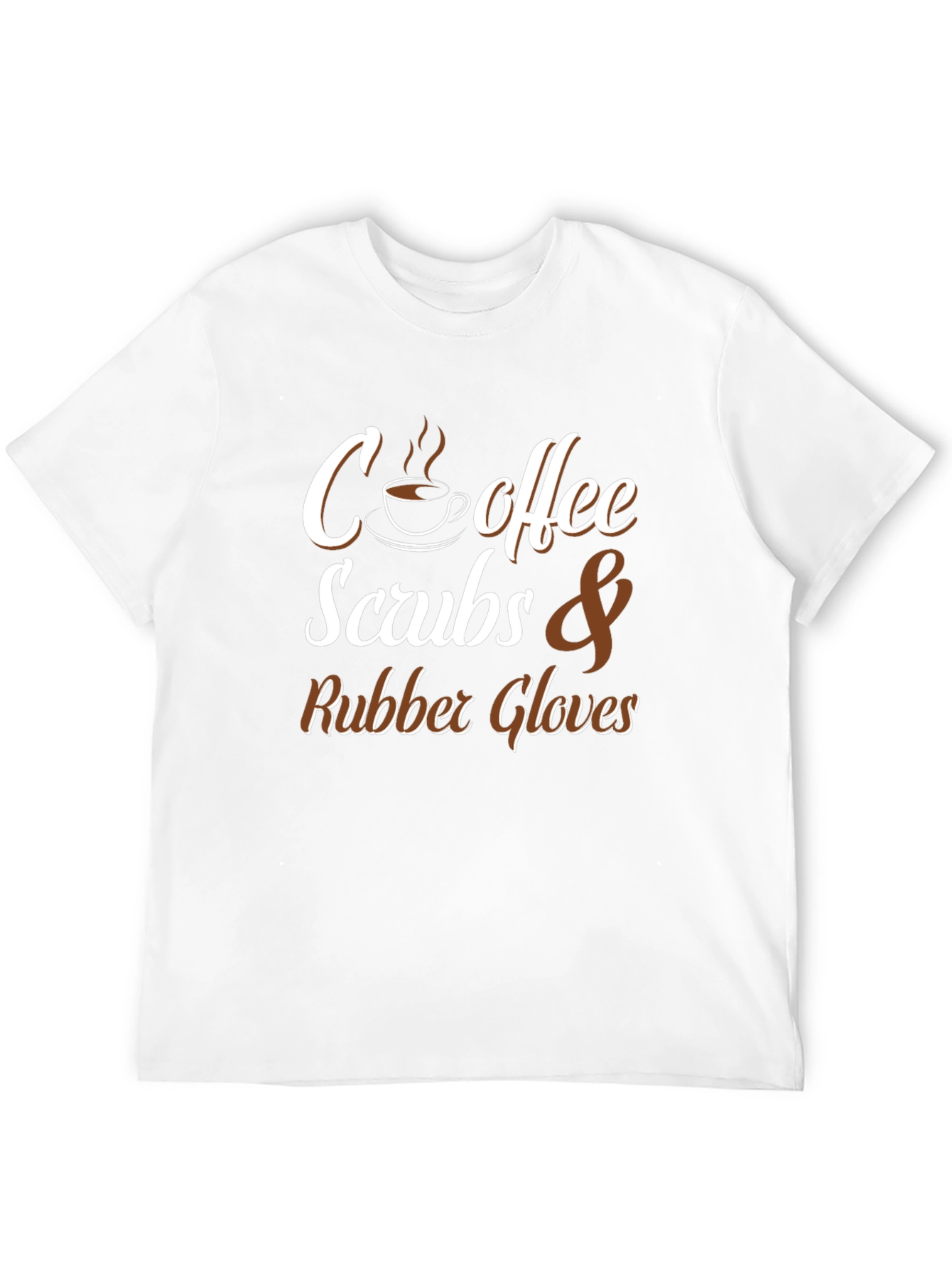 Black Coffee Scrubs & Rubber Gloves Graphic T-Shirt view 12
