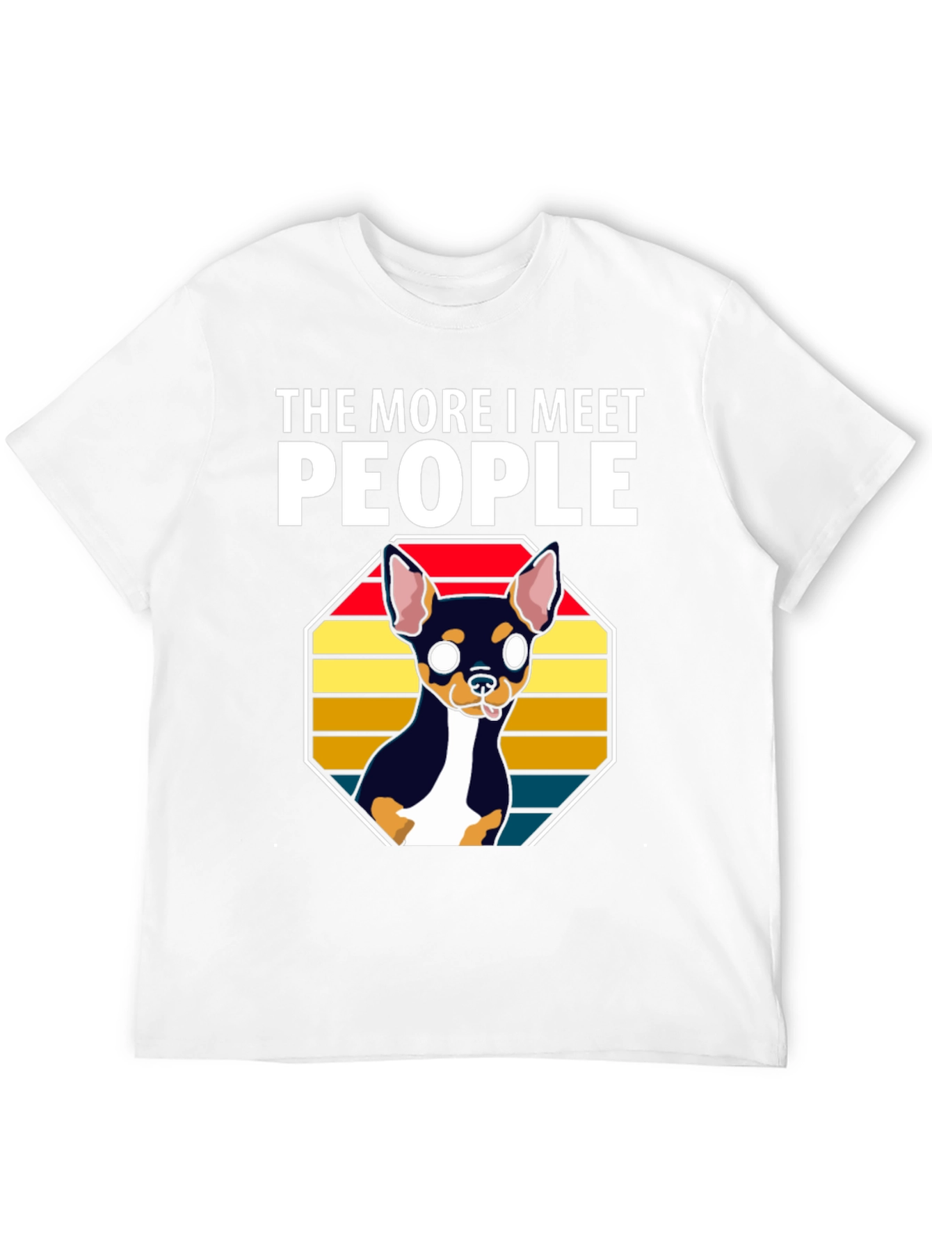 Black Dog Lover Tee - More I Meet People view 12