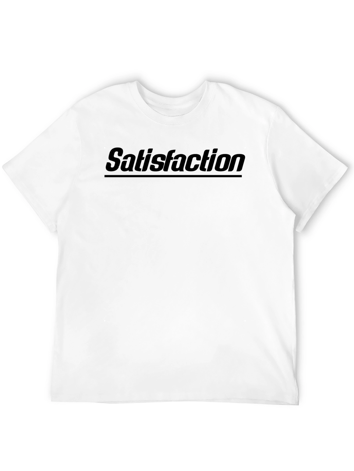 Black Satisfaction Graphic Tee - Black view 12