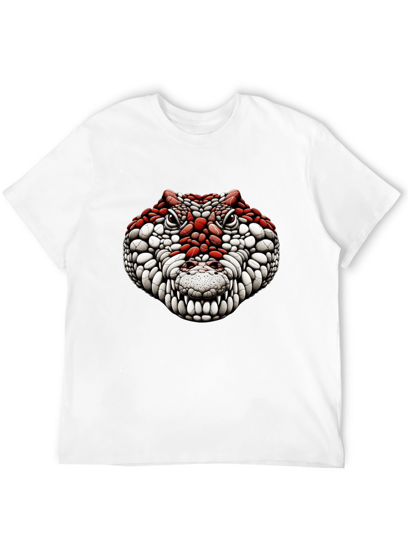 Black Crocodile Graphic Tee - Bold Reptile Design view 12