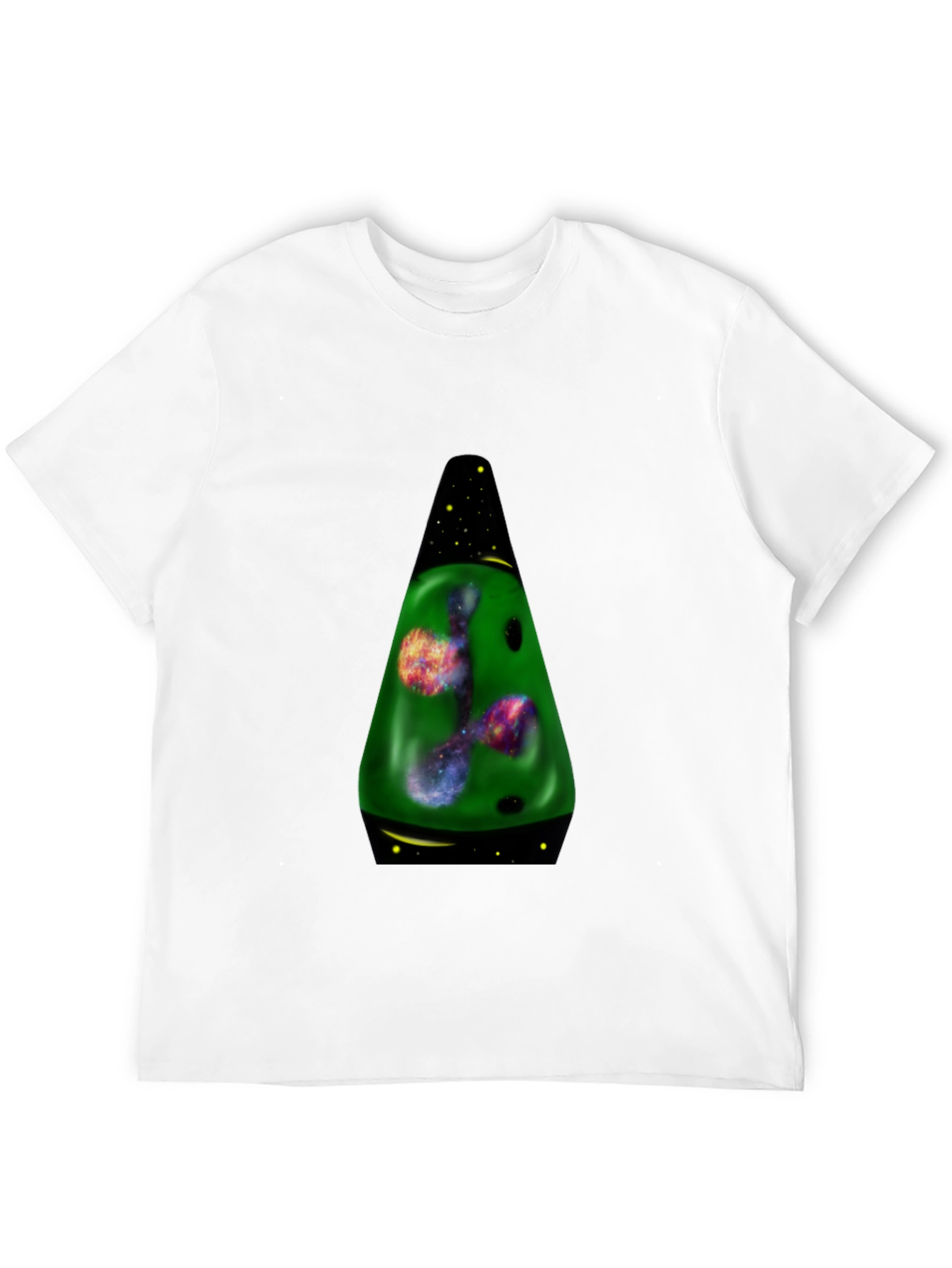 Black Galaxy Lava Lamp Graphic T-Shirt view 12