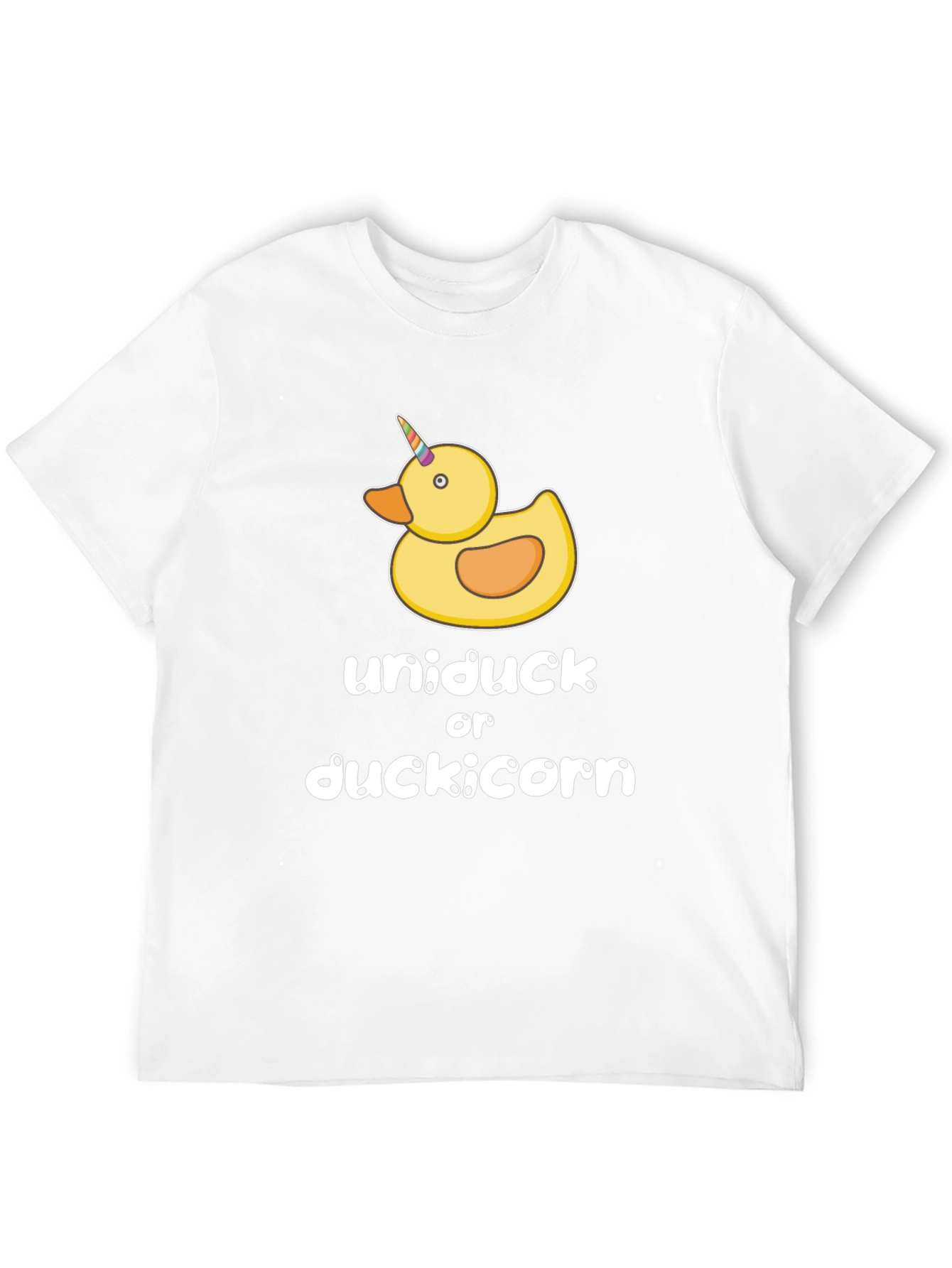 Black Uniduck or Duckicorn T-Shirt - Novelty Tee view 12