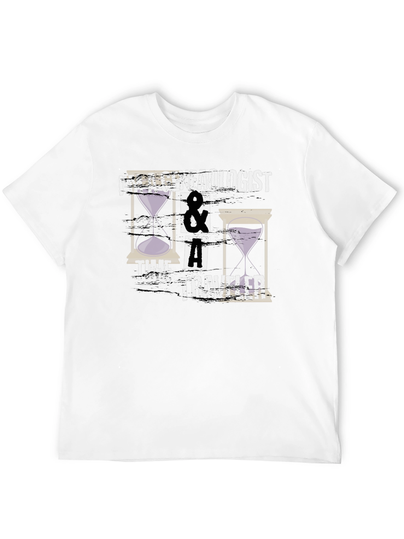 Black Genealogist & Time Traveler Black T-Shirt view 12