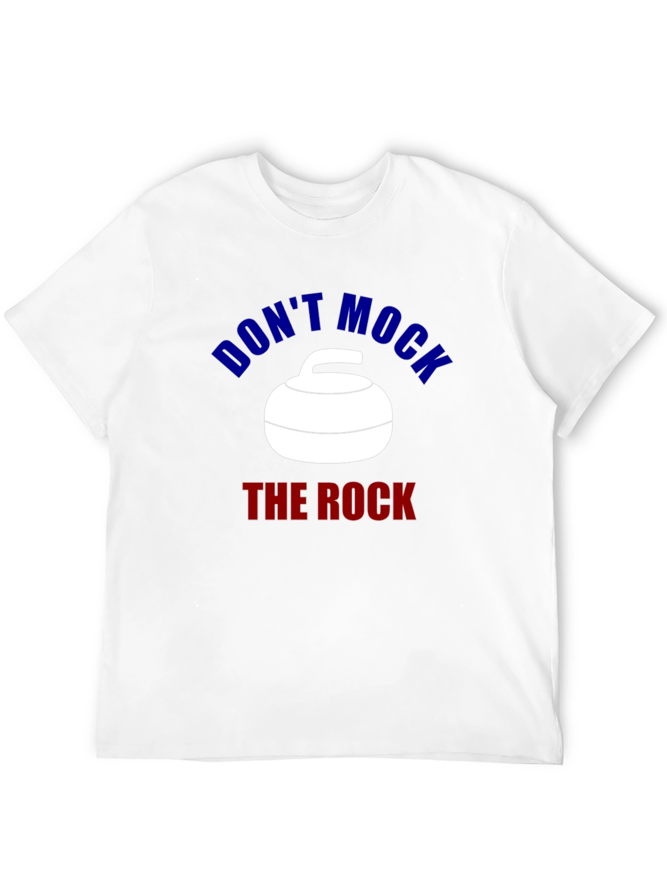 Black Don't Mock The Rock Curling T-Shirt view 12