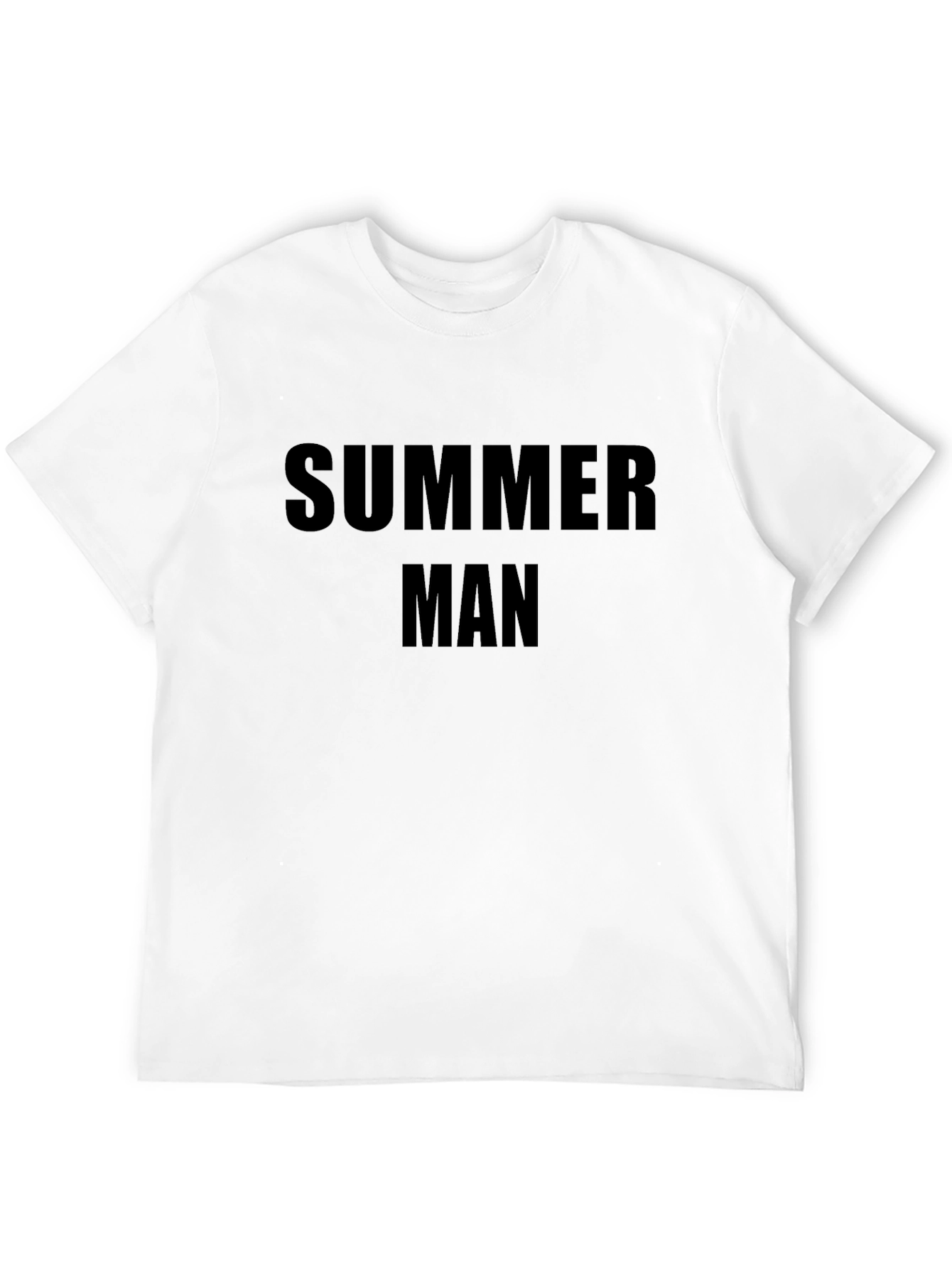 Black Summer Man Black Graphic Tee - Stylish Casual Wear view 12