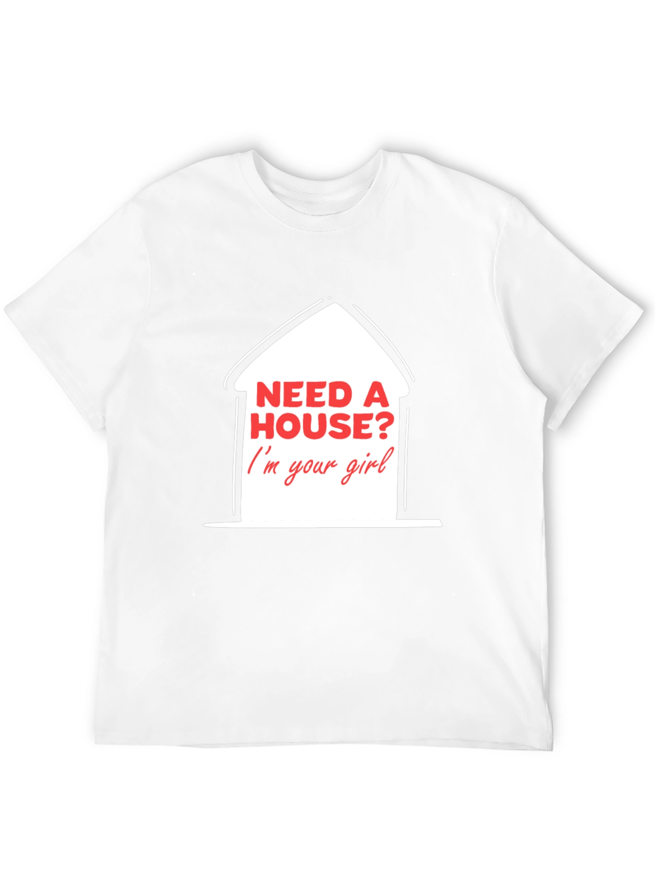 Black Need A House? T-Shirt - Real Estate Agent Apparel view 12