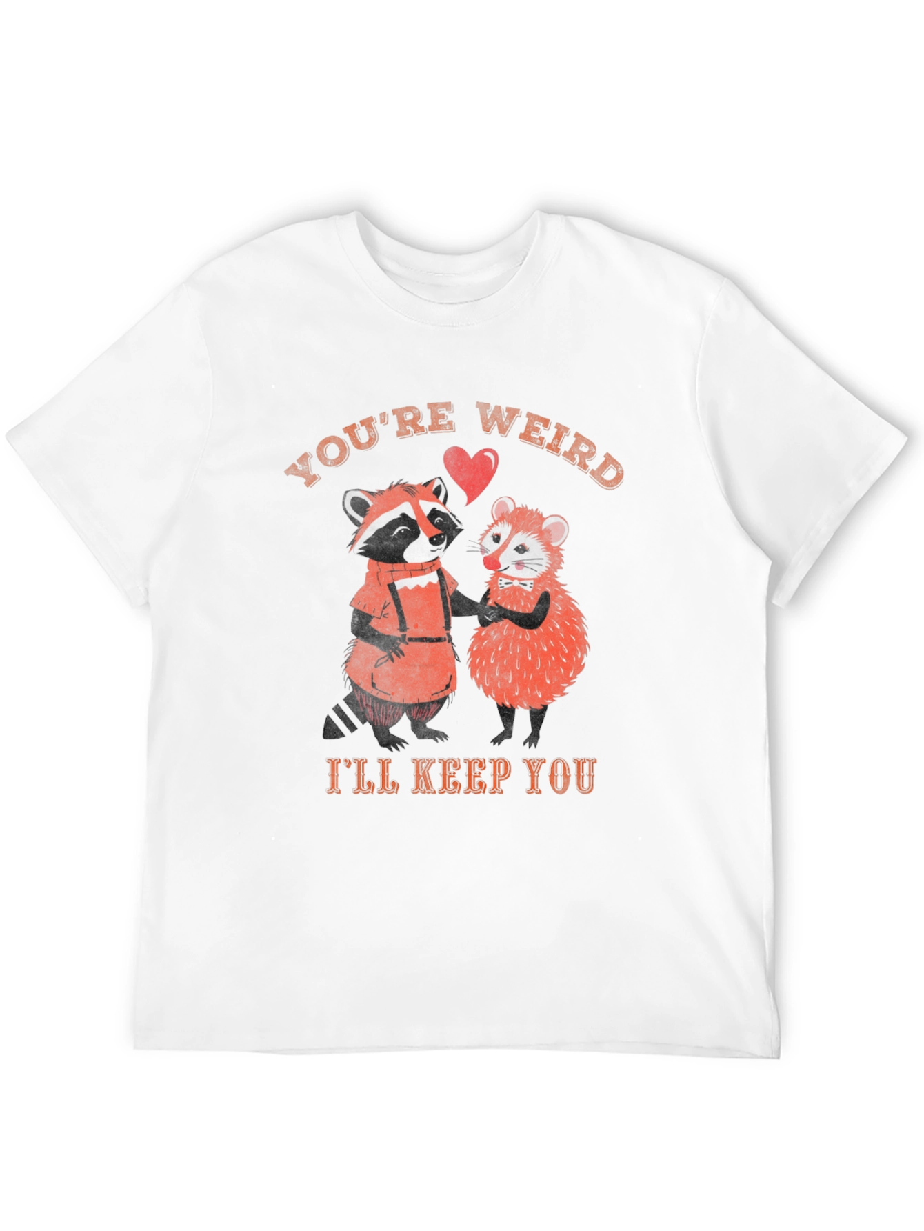 Black You're Weird, I'll Keep You Graphic Tee view 12