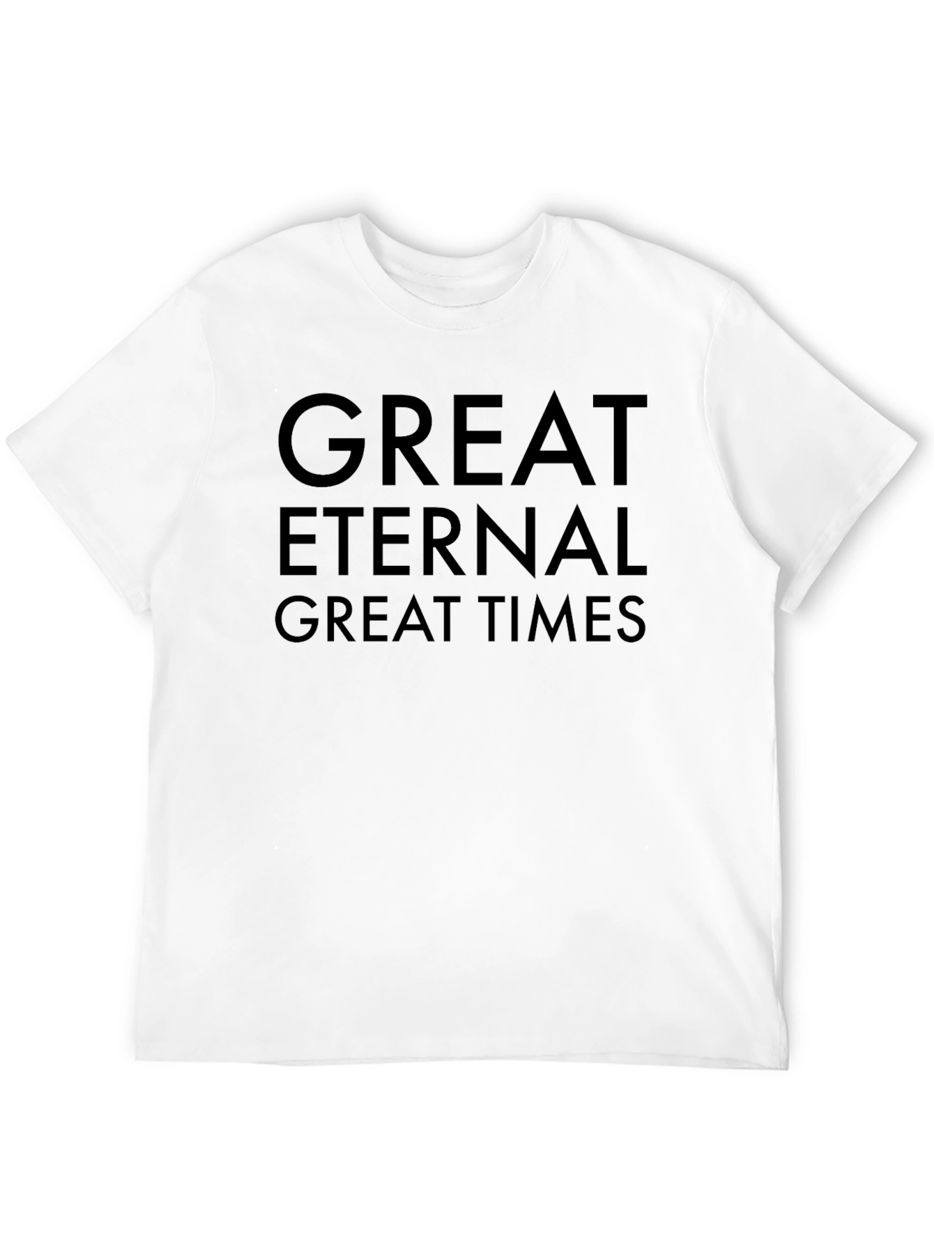 Black Great Eternal Great Times Graphic Tee view 12
