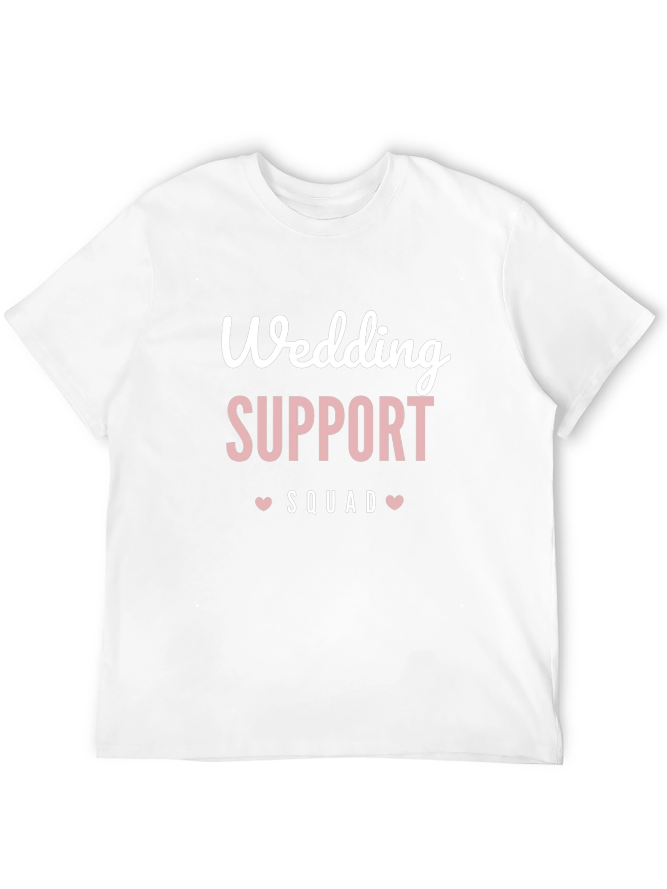 Black Wedding Support Squad T-Shirt view 12