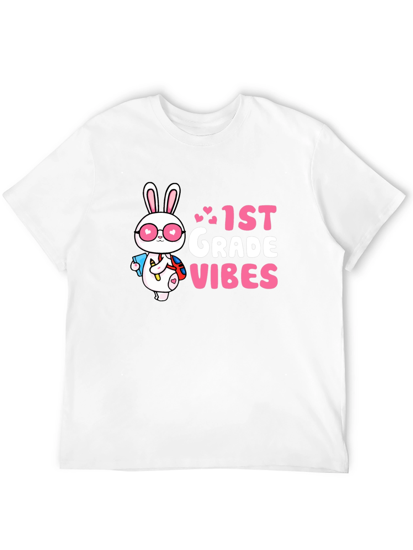 1st Grade Vibes Bunny T-Shirt - 12