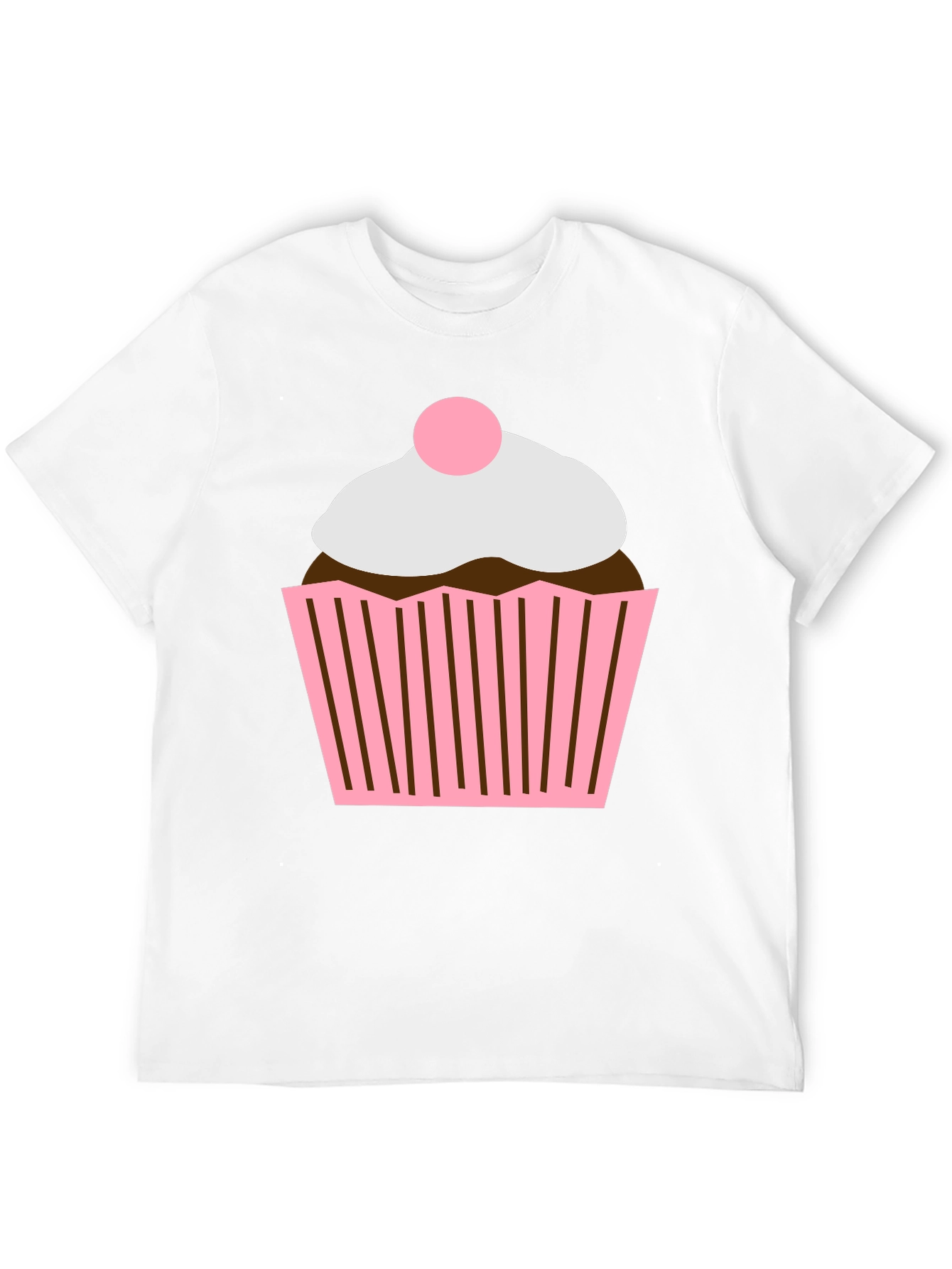 Black Cupcake Graphic Tee - Sweet Treat T-Shirt view 12