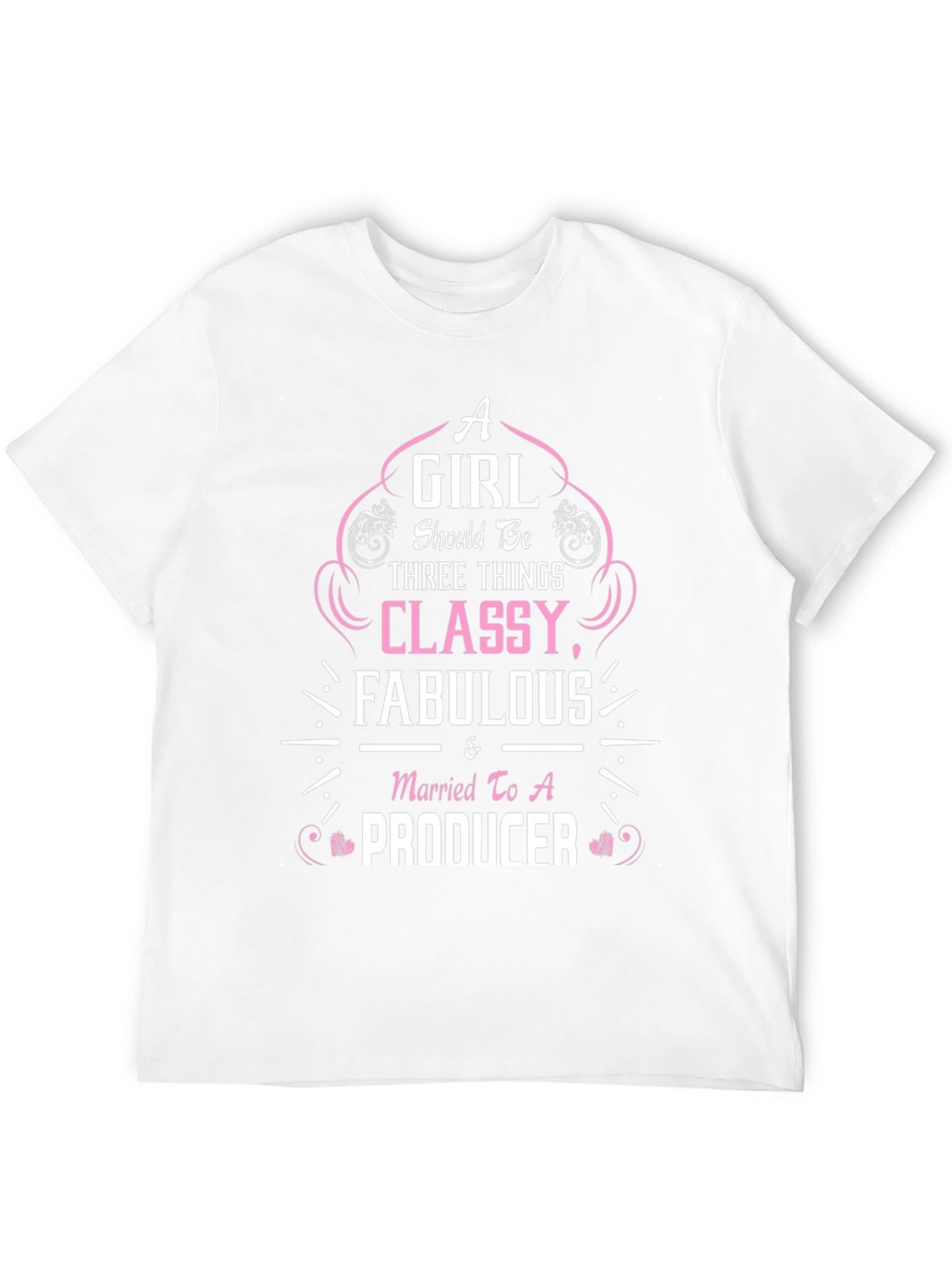 Black Classy, Fabulous & Married To A Producer T-Shirt view 12