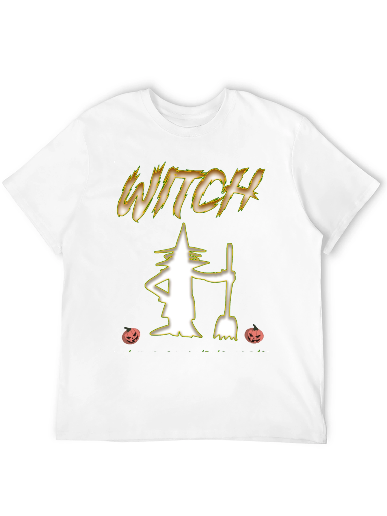 Black Witch Halloween T-Shirt view 12