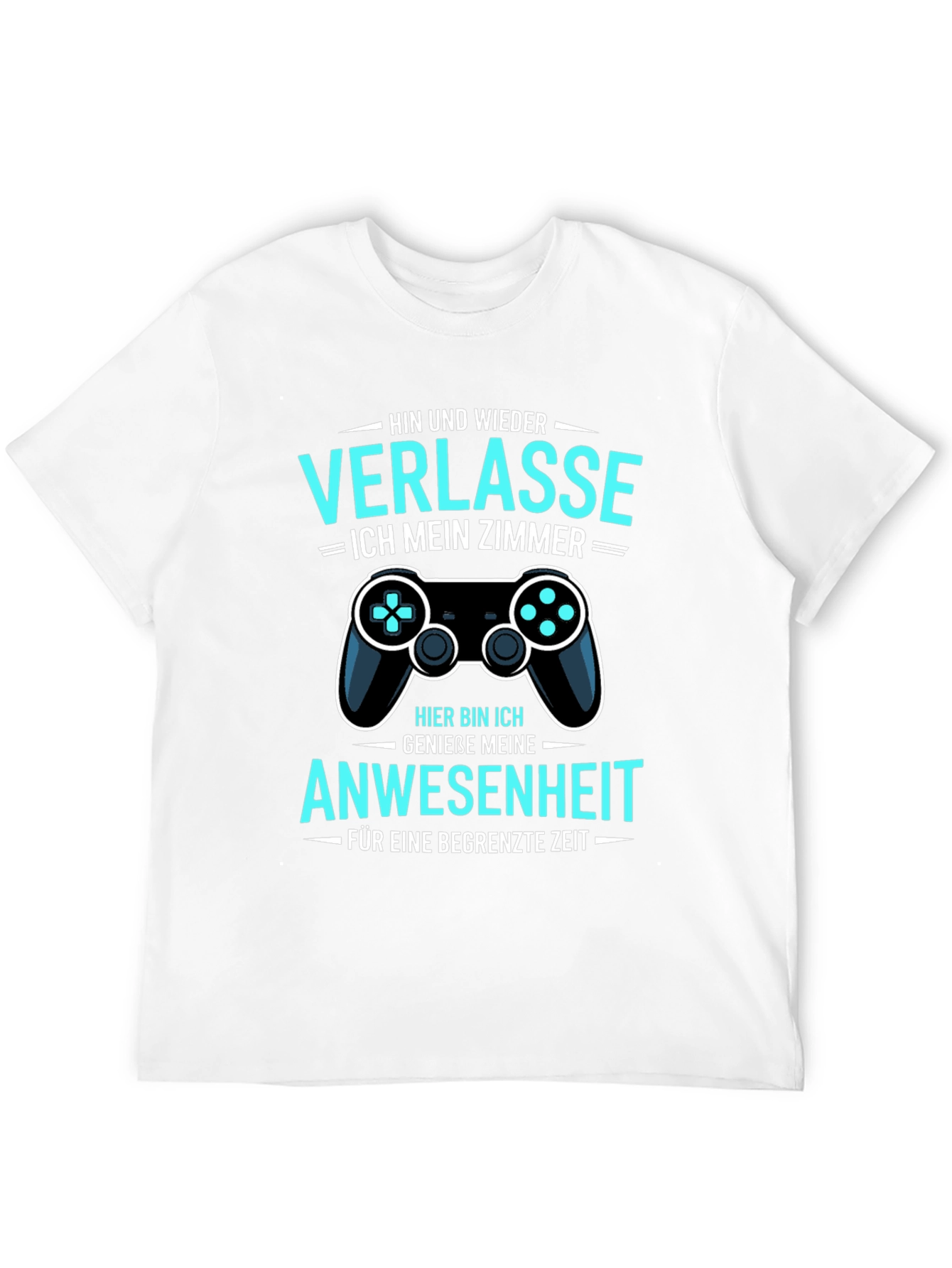 Black Gamer Humor T-Shirt: Verlasse Ich Mein Zimmer view 12
