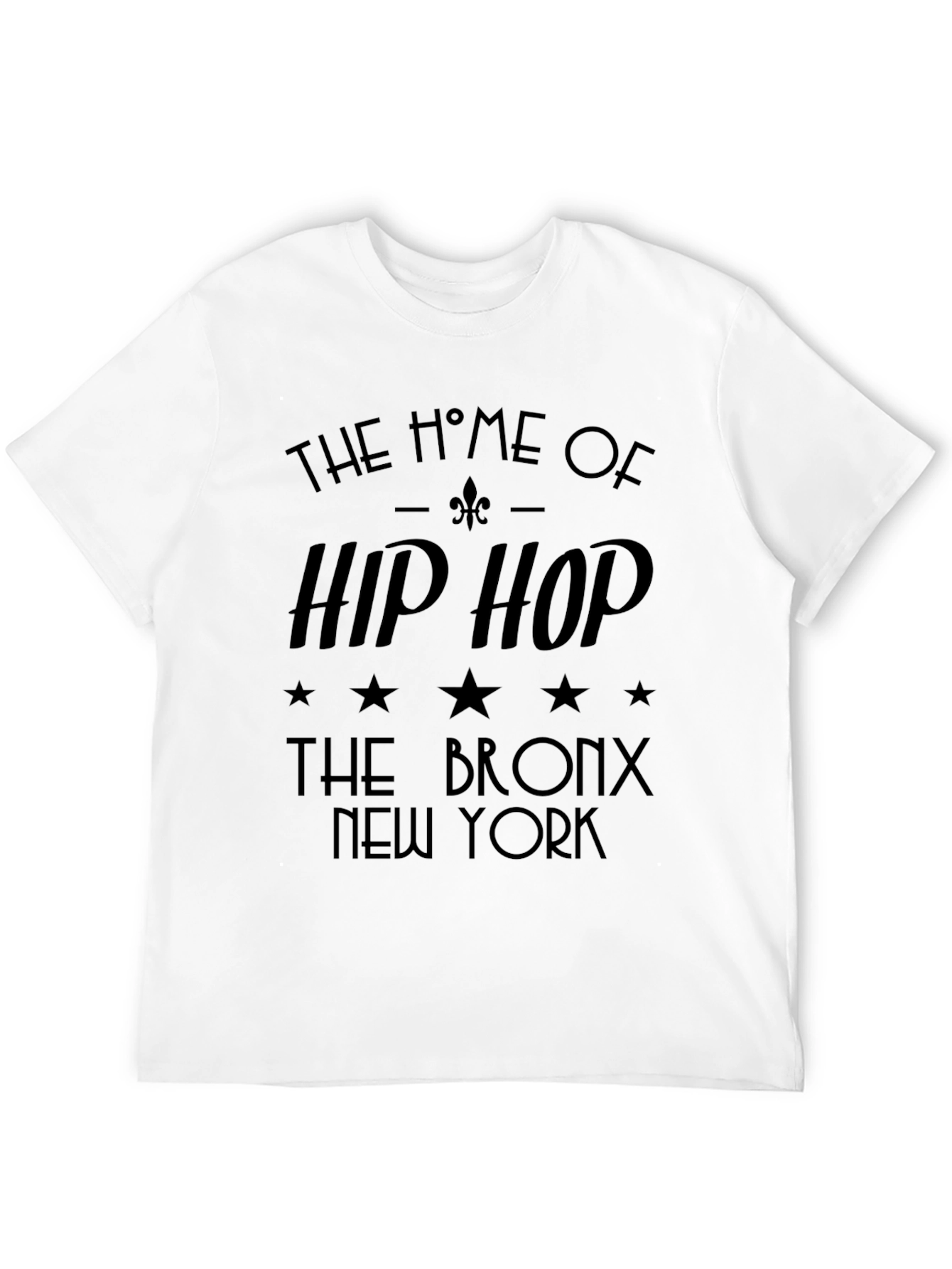 Black Hip Hop T-Shirt: Home of Hip Hop - The Bronx New York view 12