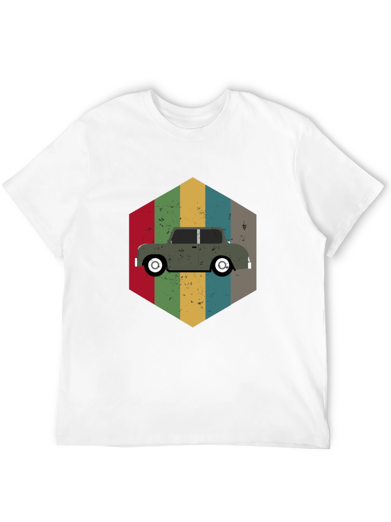 Black Vintage Car Graphic T-Shirt - Retro Style view 12