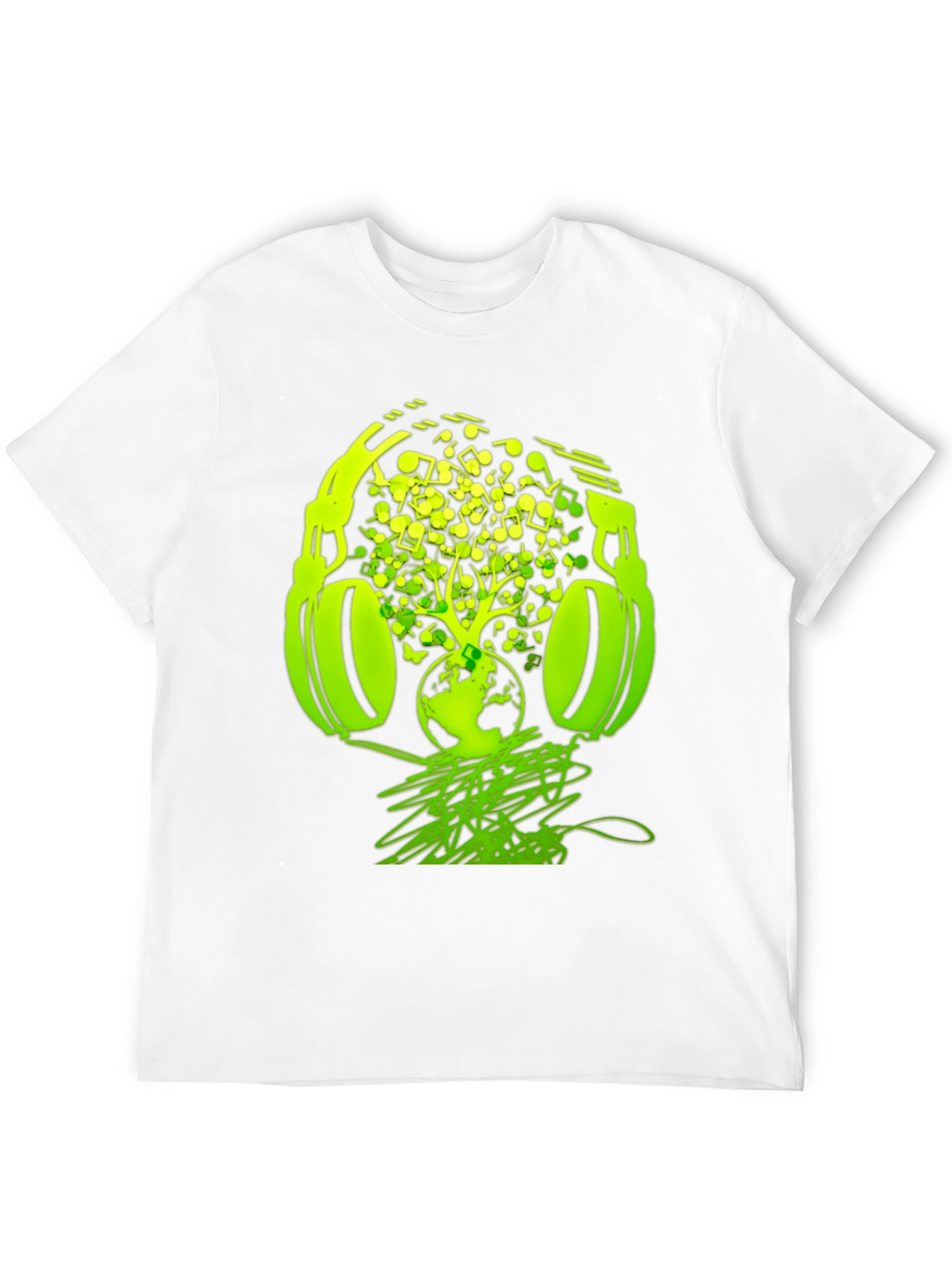 Black Earth Beats T-Shirt: Music Headphones Graphic Tee view 12