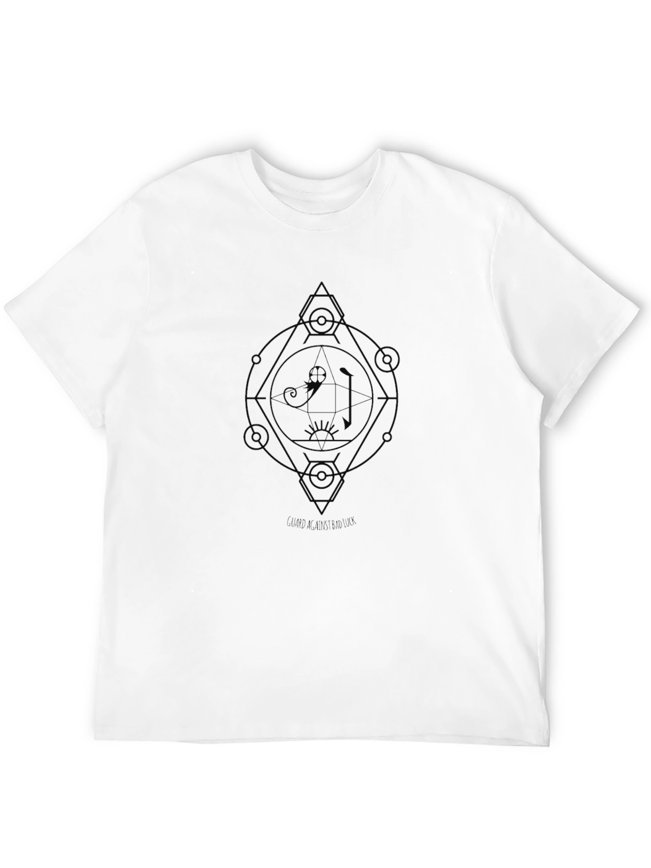 Black Mystic Symbol Black T-Shirt view 12