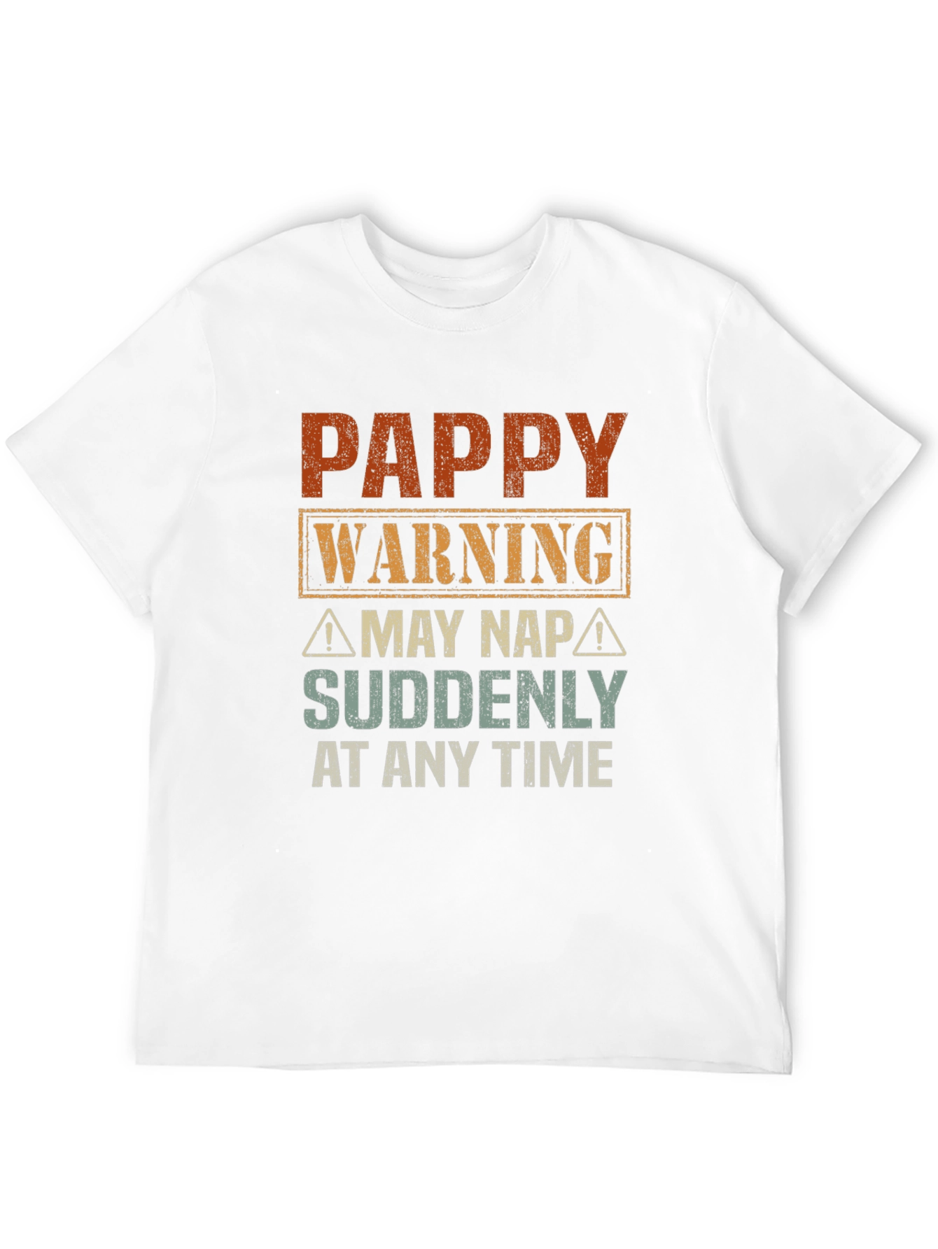 Black Pappy Warning Funny Graphic T-Shirt view 12