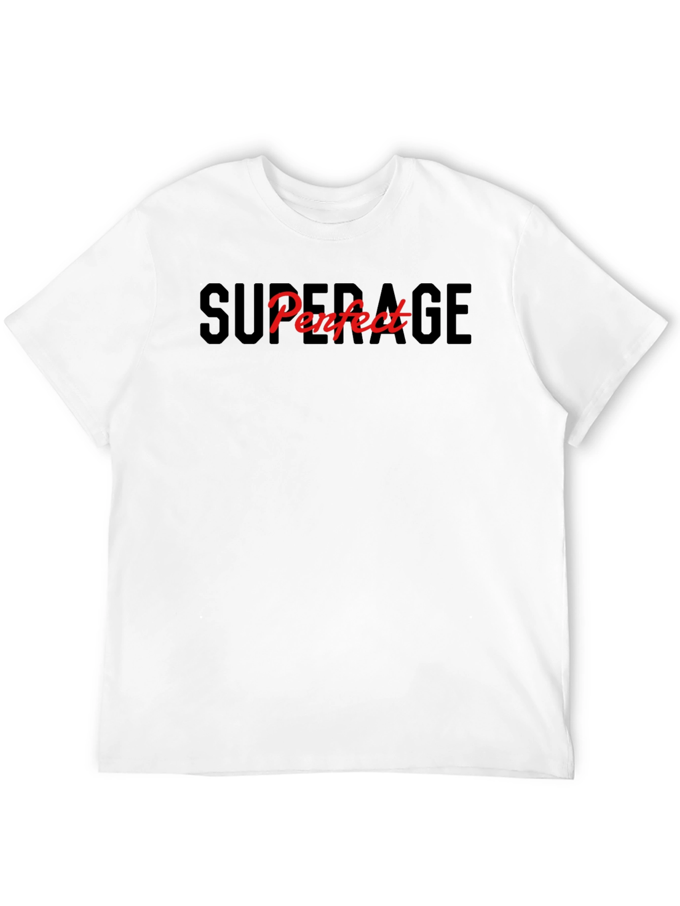 Black Superage "Perfect" Graphic T-Shirt - Black view 12