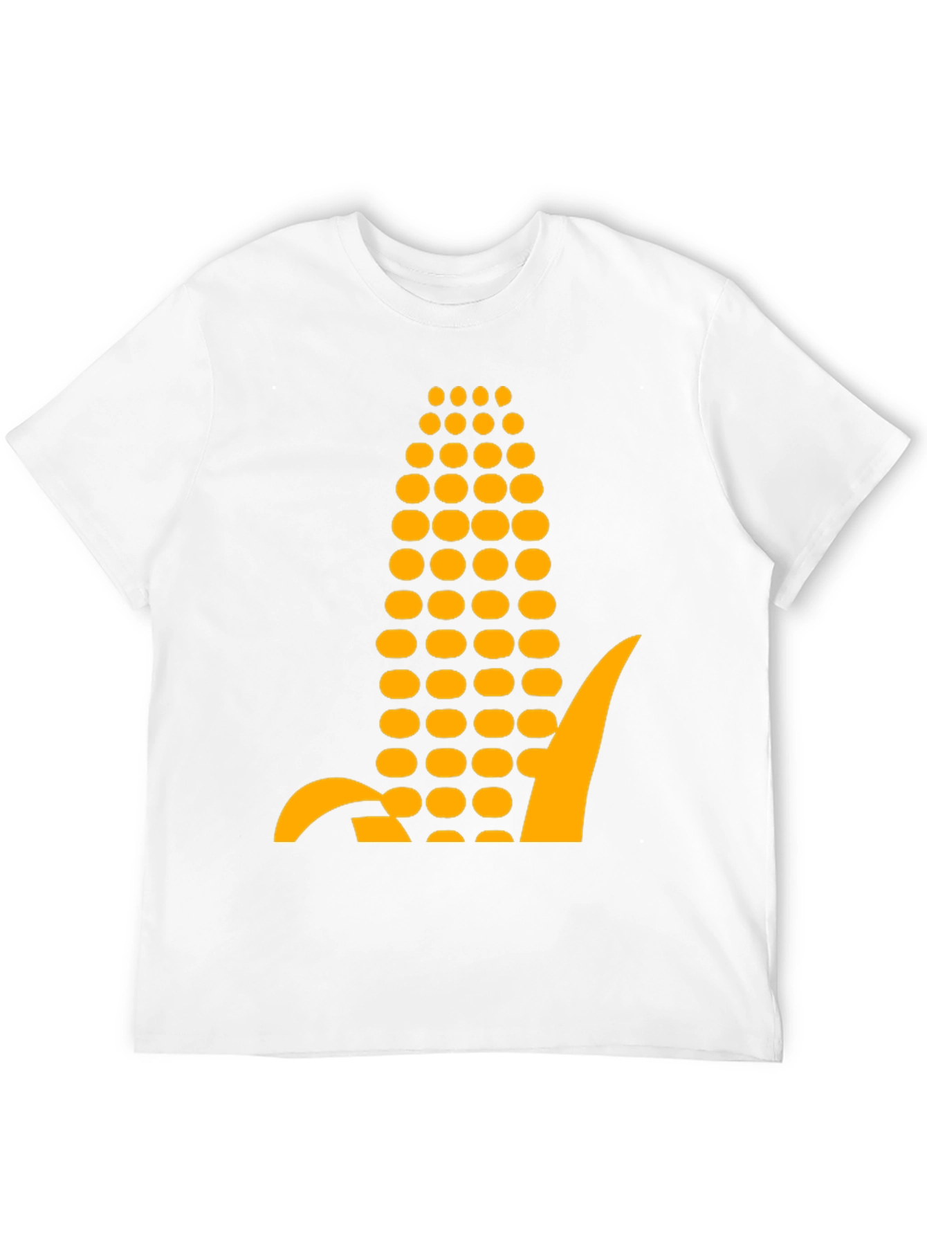 Black Corn Graphic Tee - Black Cotton T-Shirt view 12