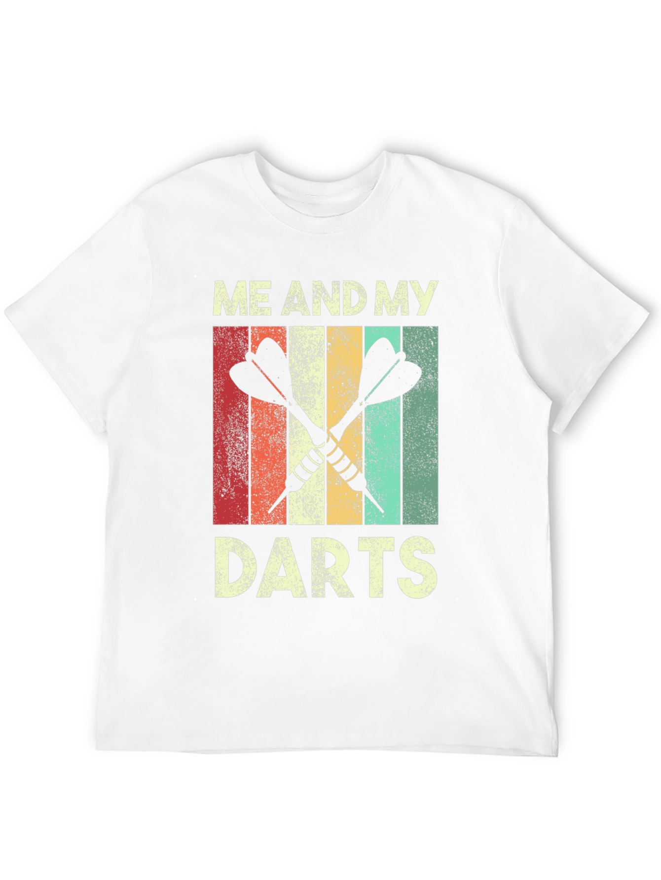 Black Retro "Me And My Darts" Graphic Tee view 12