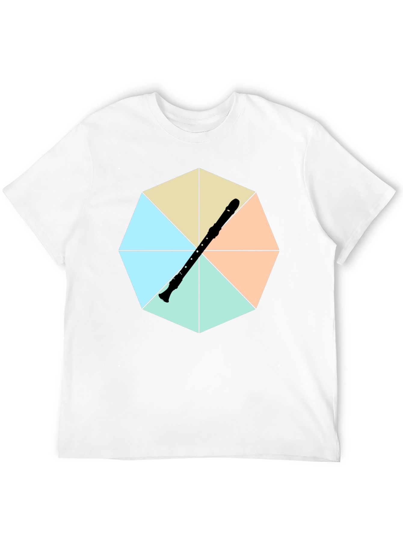 Black Recorders Hexagon T-Shirt view 12