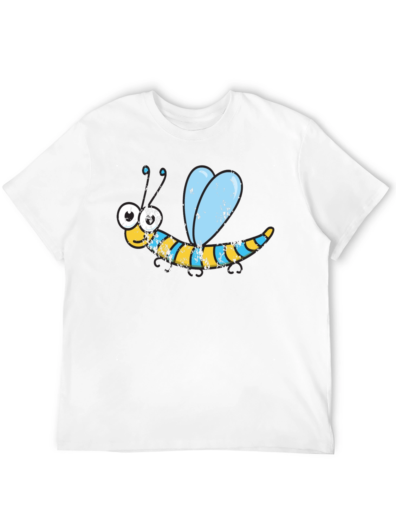 Black Cartoon Bee Graphic Tee - Black view 12