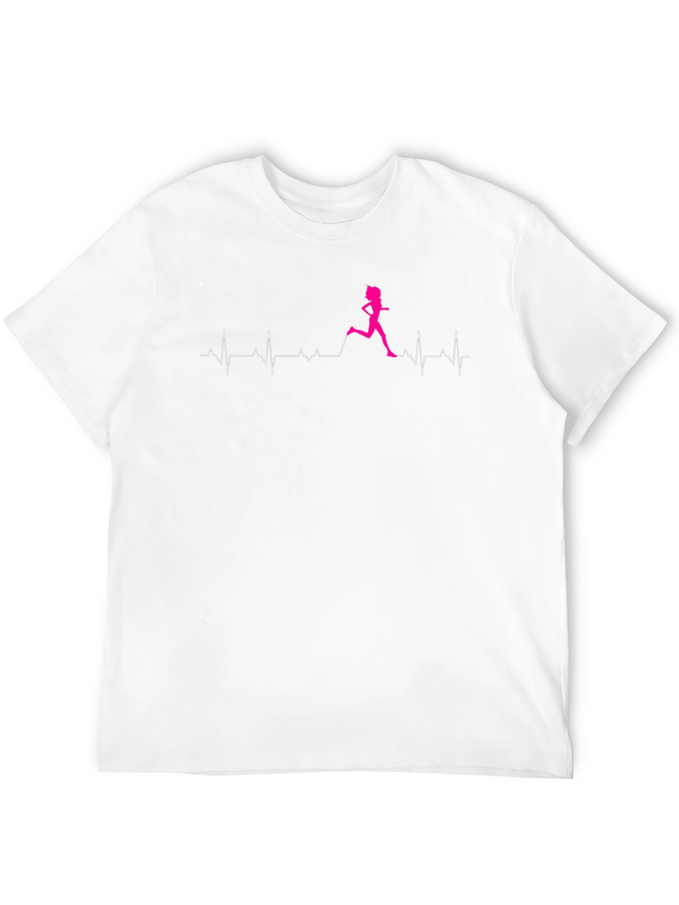 Black Running Heartbeat T-Shirt view 12