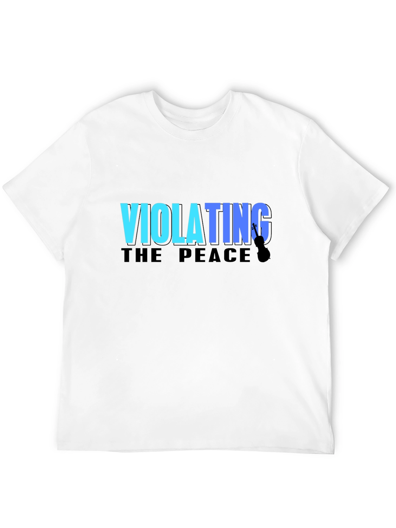 Black Violating The Peace Black T-Shirt view 12