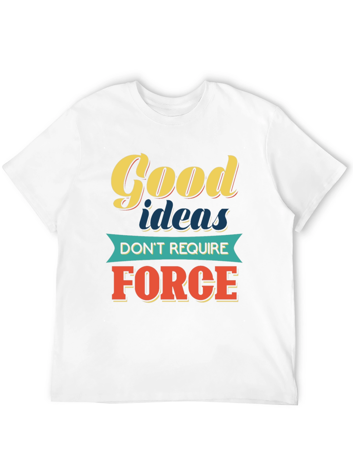 Black Good Ideas T-Shirt - Soft Cotton Blend view 12