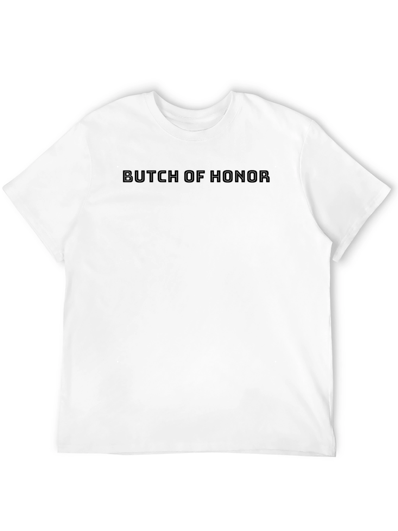 Black Butch of Honor T-Shirt - Soft & Comfortable Crew Neck Tee view 12