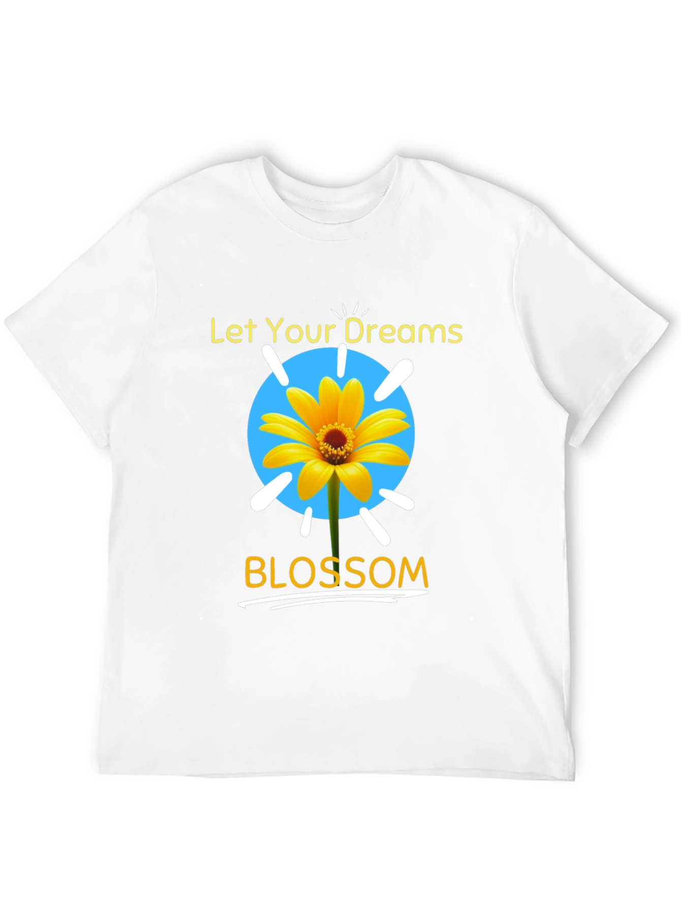 Black Dream Blossom Graphic Tee - Black Unisex T-Shirt view 12