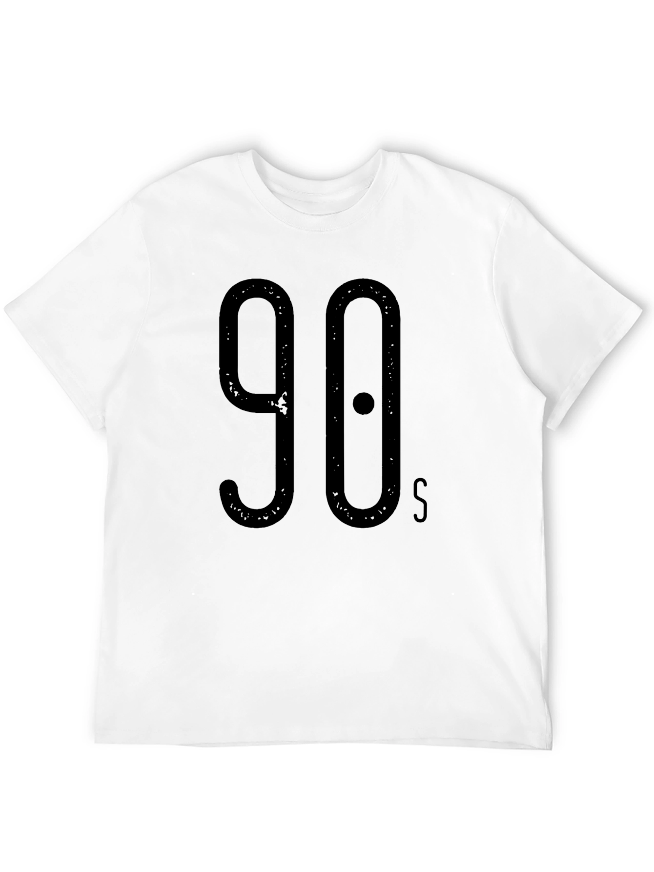 Black 90s Style Black Graphic T-Shirt view 12