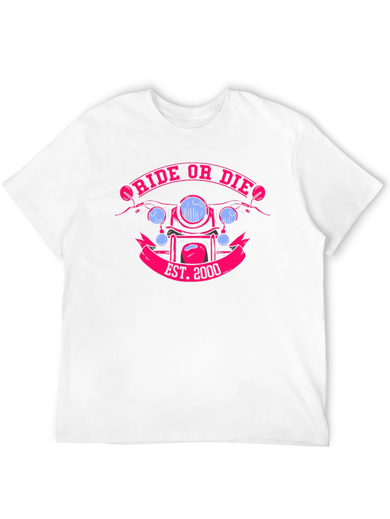 Black Ride or Die Motorcycle T-Shirt view 12