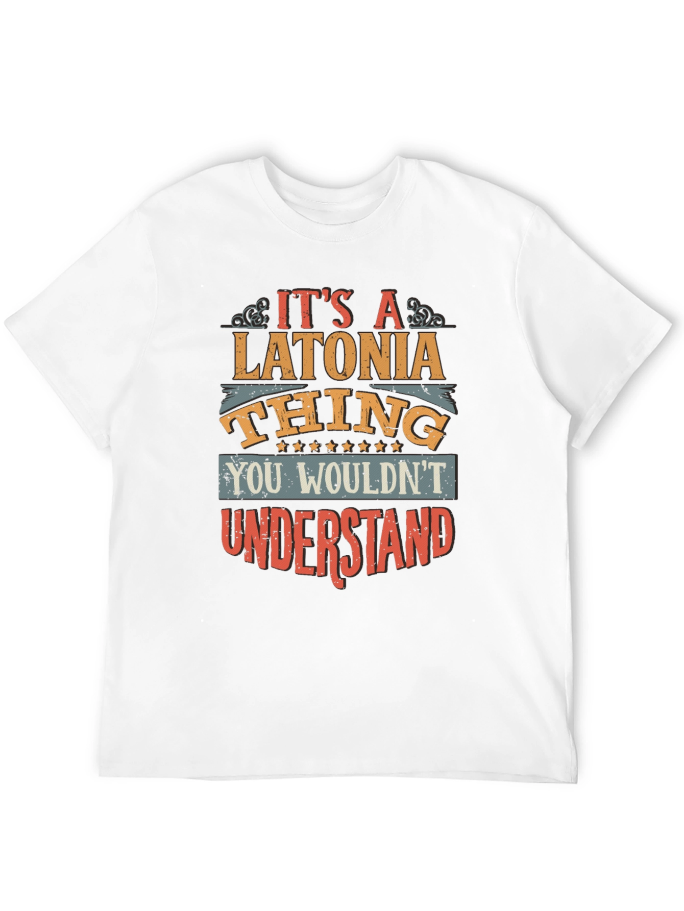 Black Latonia Thing Graphic T-Shirt view 12