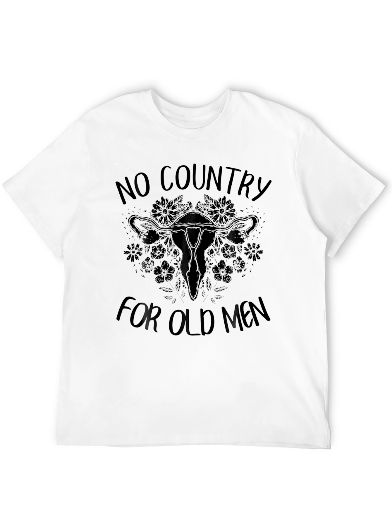 Black No Country for Old Men T-Shirt view 12