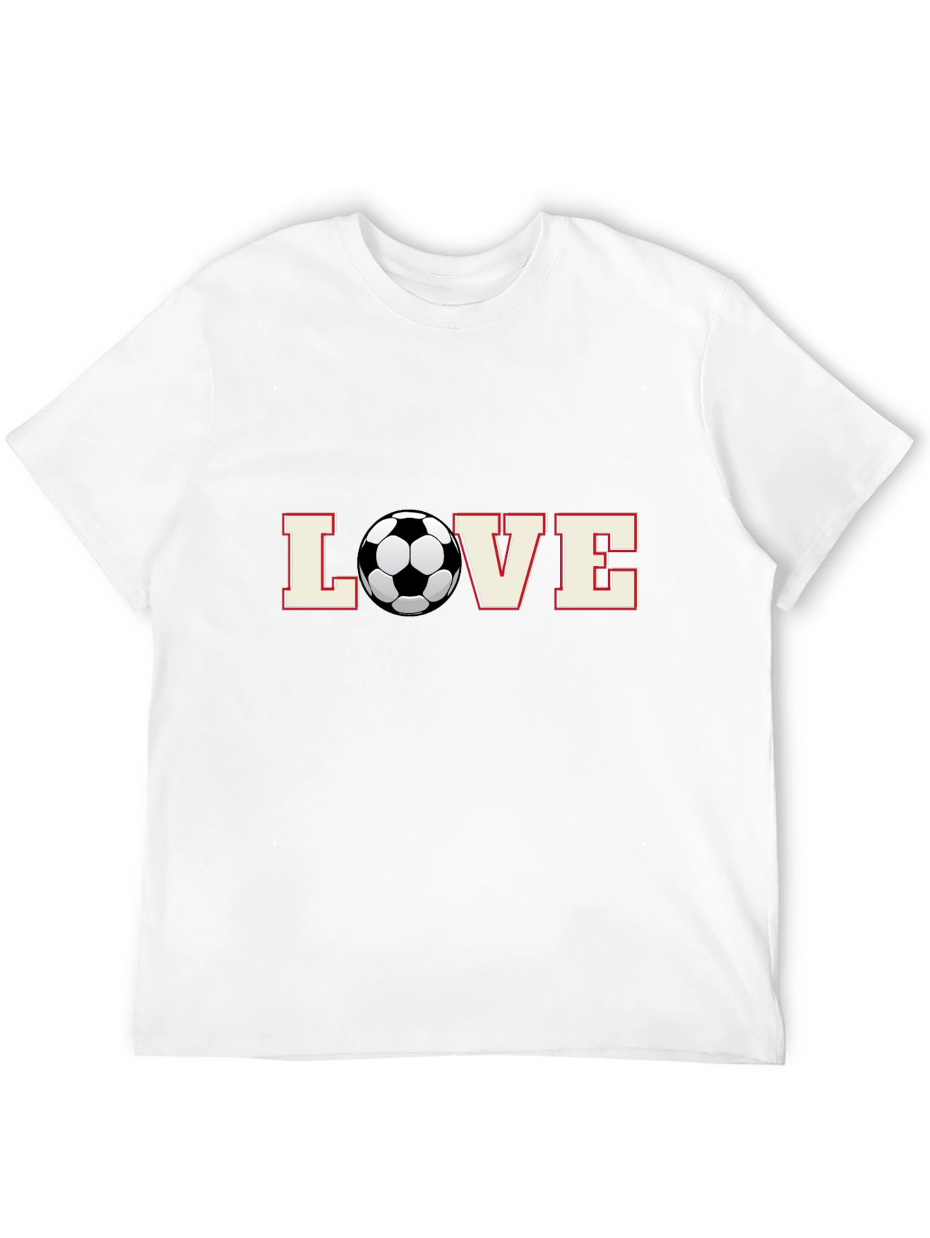 Black Soccer Love T-Shirt - Black view 12