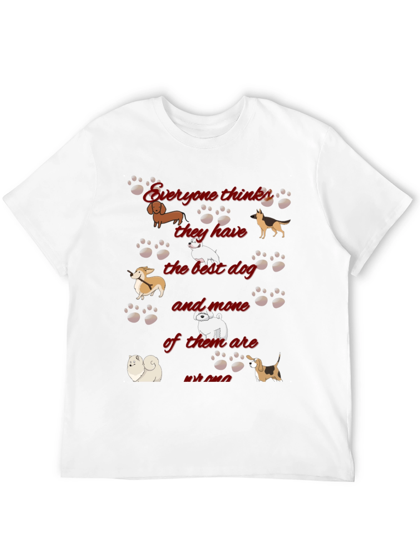 Black Dog Lover T-Shirt - Best Dog Breed Graphic Tee view 12