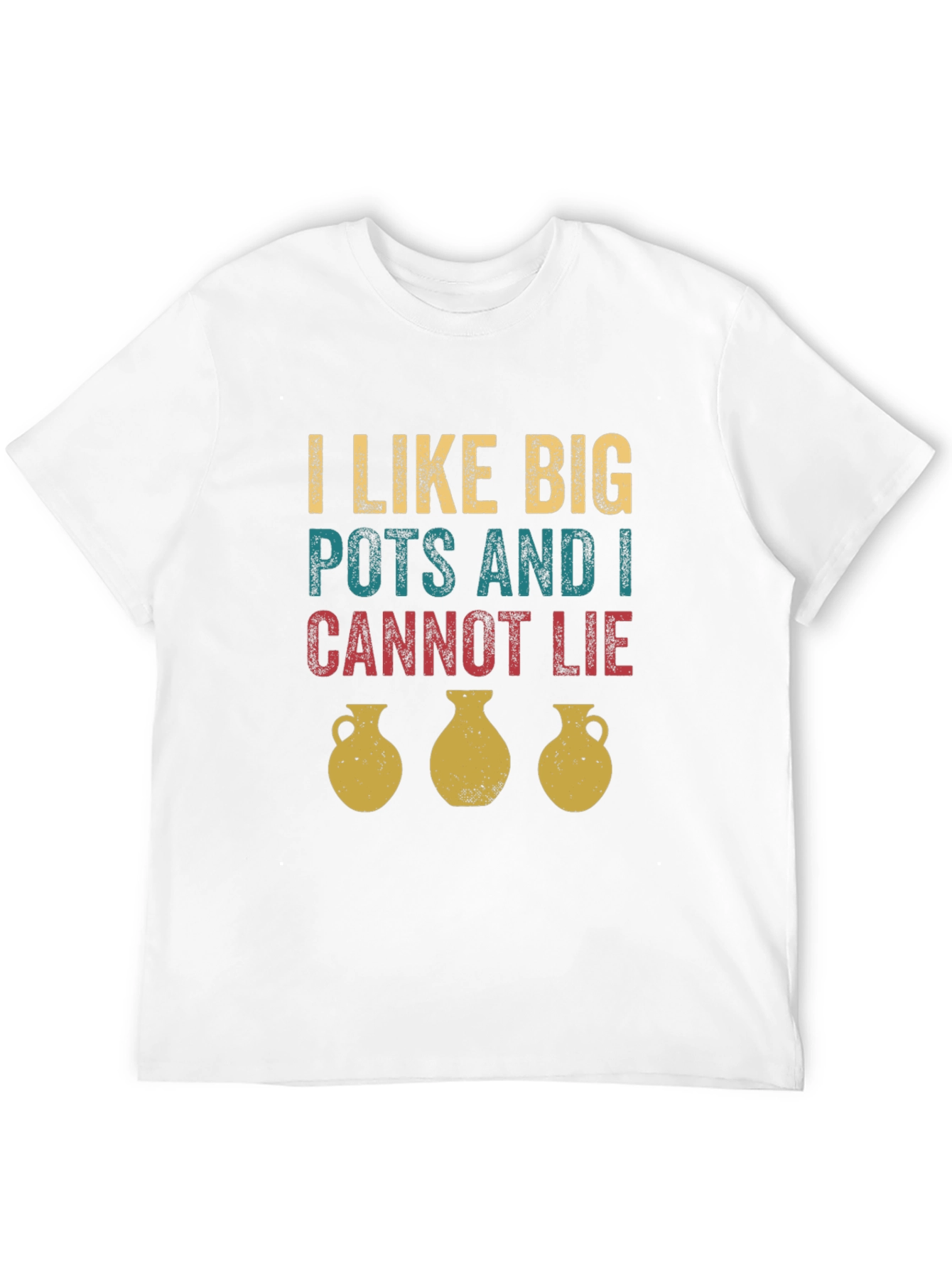 Black I Like Big Pots T-Shirt - Funny Pottery Tee view 12